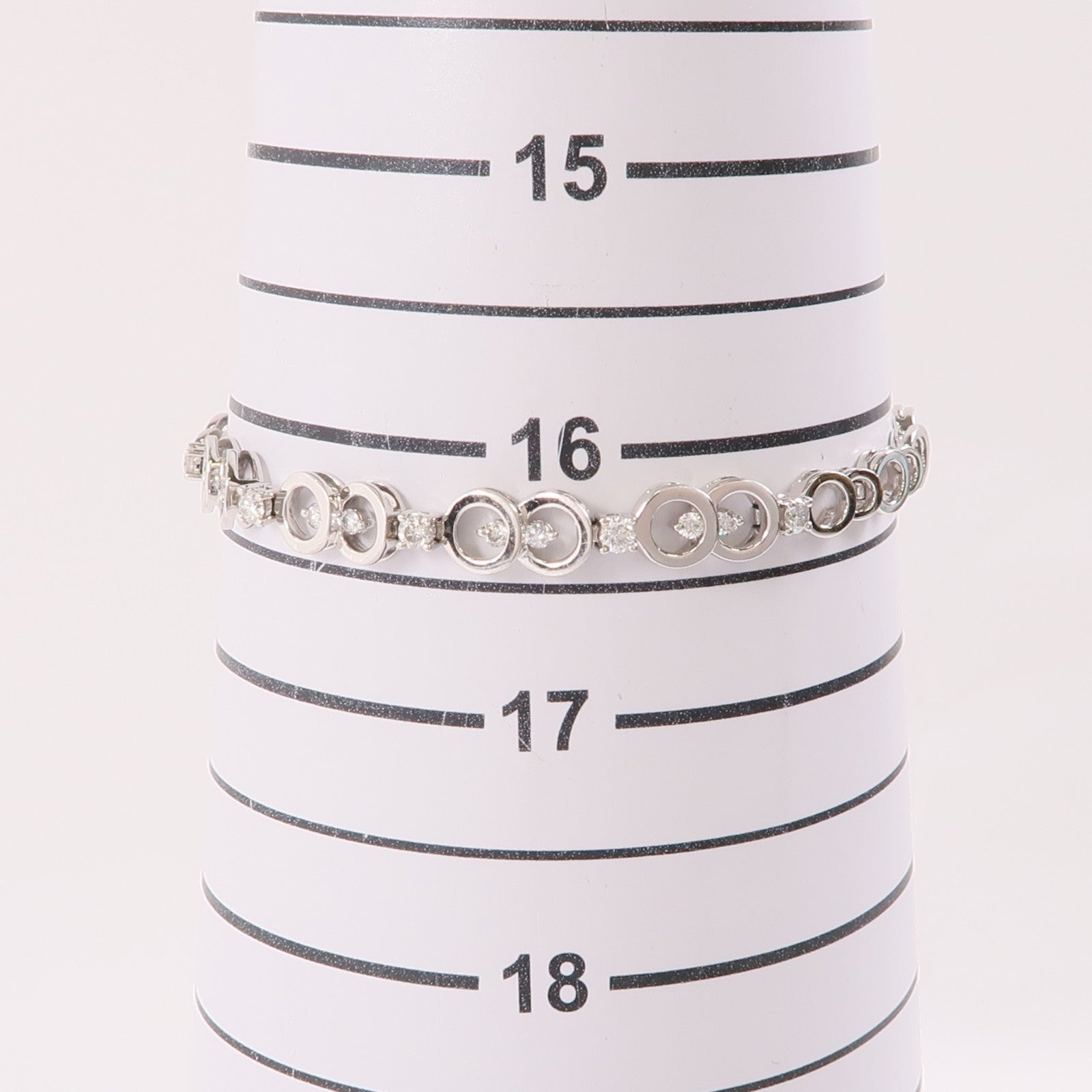 JEWELRY 【激減優惠】18K白金Diamond Bracelet鑽石手鏈