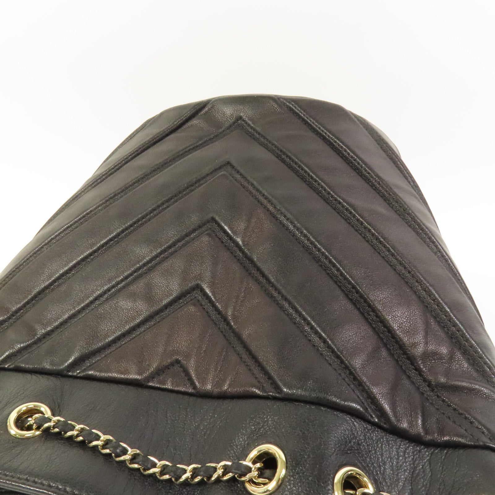 CHANEL 羊皮皮革Chain Shoulder Bag金扣肩背袋
