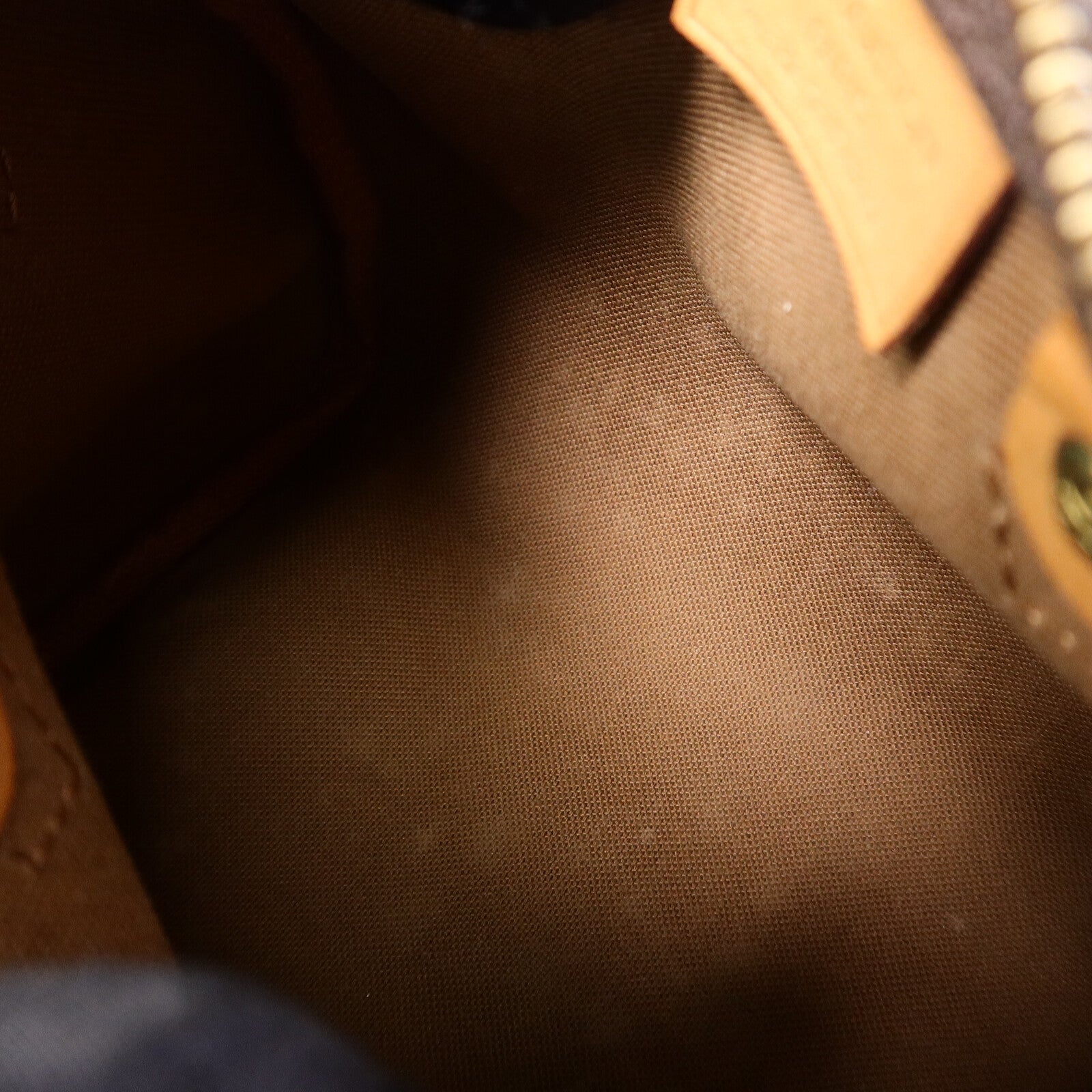 LOUIS VUITTON Monogram Nano Speedy手挽肩背兩用袋棕色