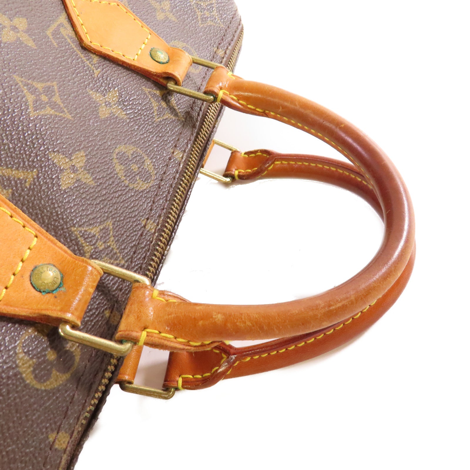 LOUIS VUITTON 【激減優惠】Monogram Speedy 30 Hand Bag金扣手挽袋啡色