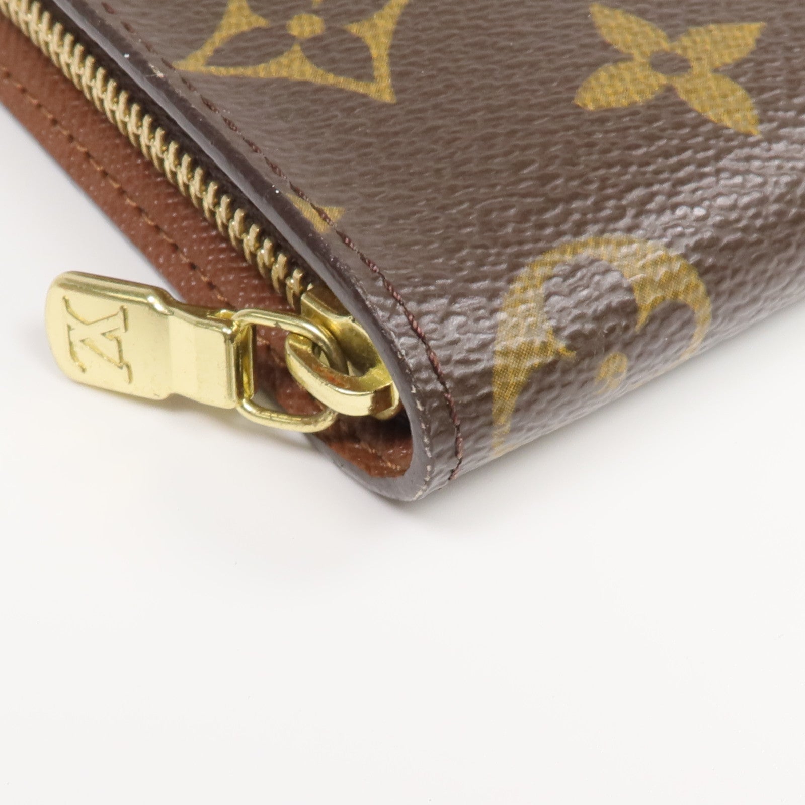 LOUIS VUITTON 【激減優惠】Monogram Porte Monnaie Zip金扣長錢包