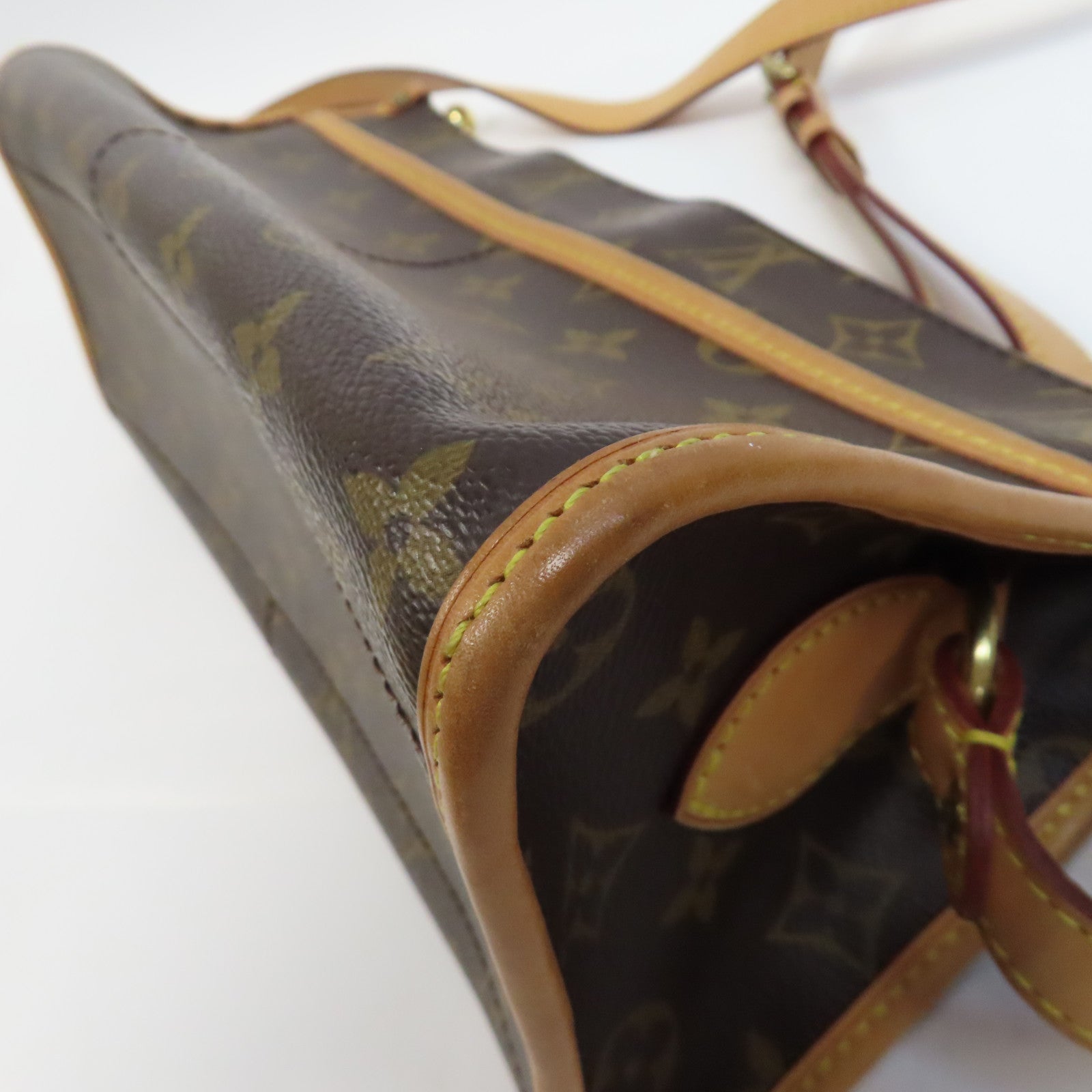 LOUIS VUITTON Monogram Popincourt金扣肩背袋啡色
