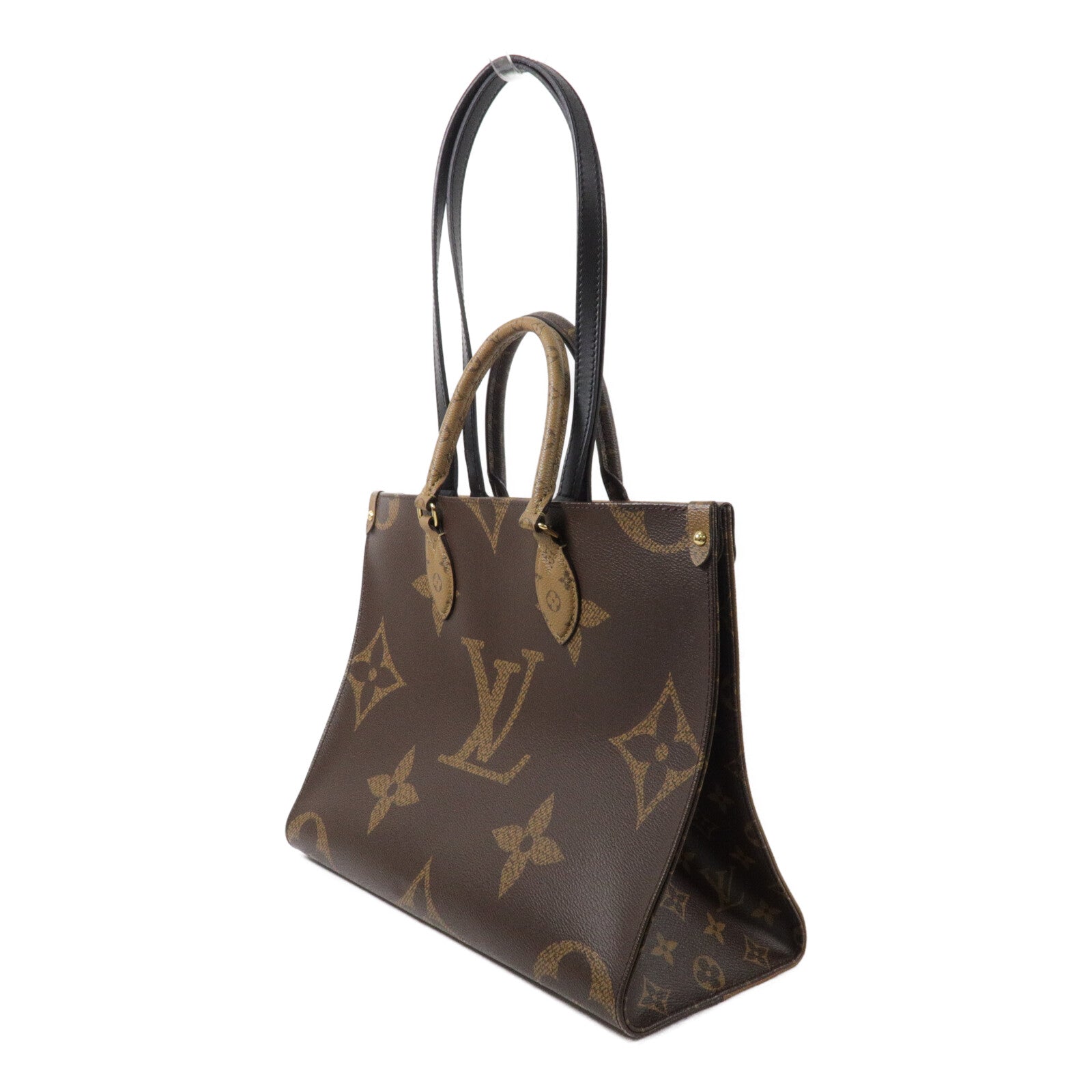 LOUIS VUITTON Monogram Giant On The Go MM手挽肩背兩用袋