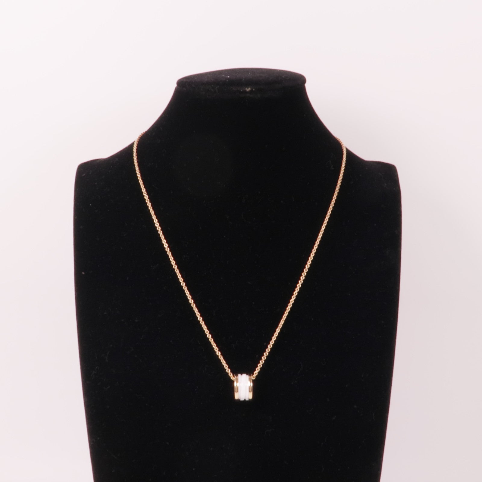 BVLGARI 【激減優惠】18K玫瑰金/陶瓷B-zero1 Necklace項鏈