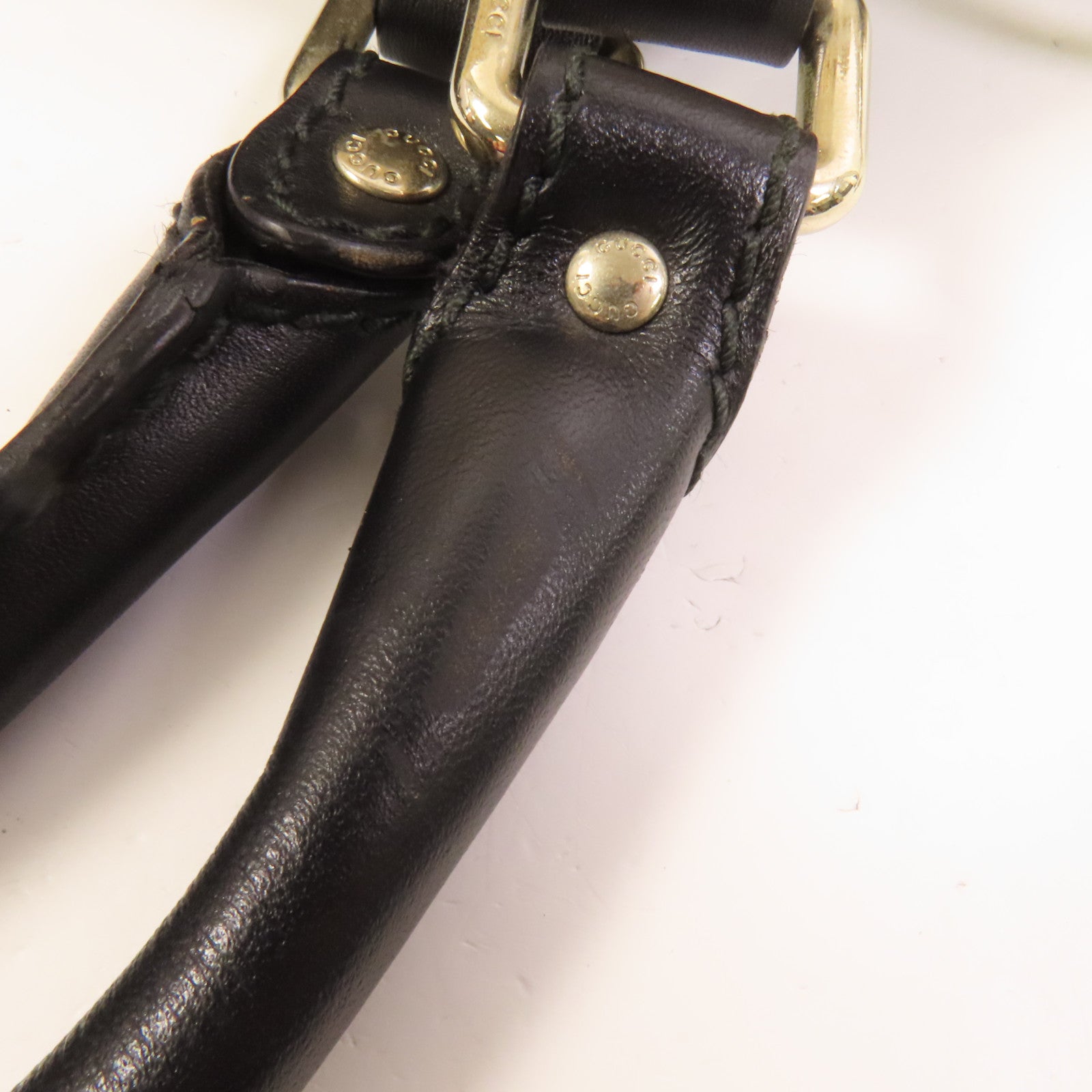 GUCCI 帆布Tote Bag金扣手挽袋