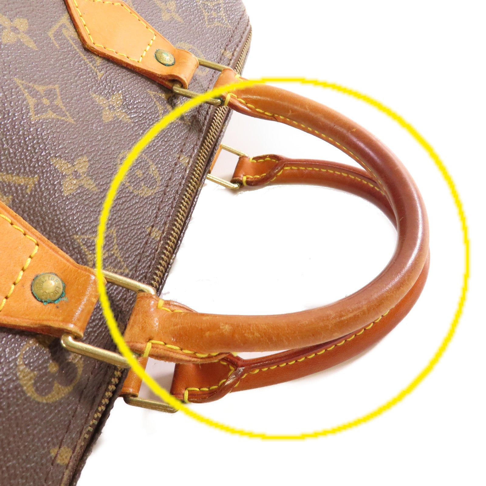 LOUIS VUITTON 【激減優惠】Monogram Speedy 30 Hand Bag金扣手挽袋啡色