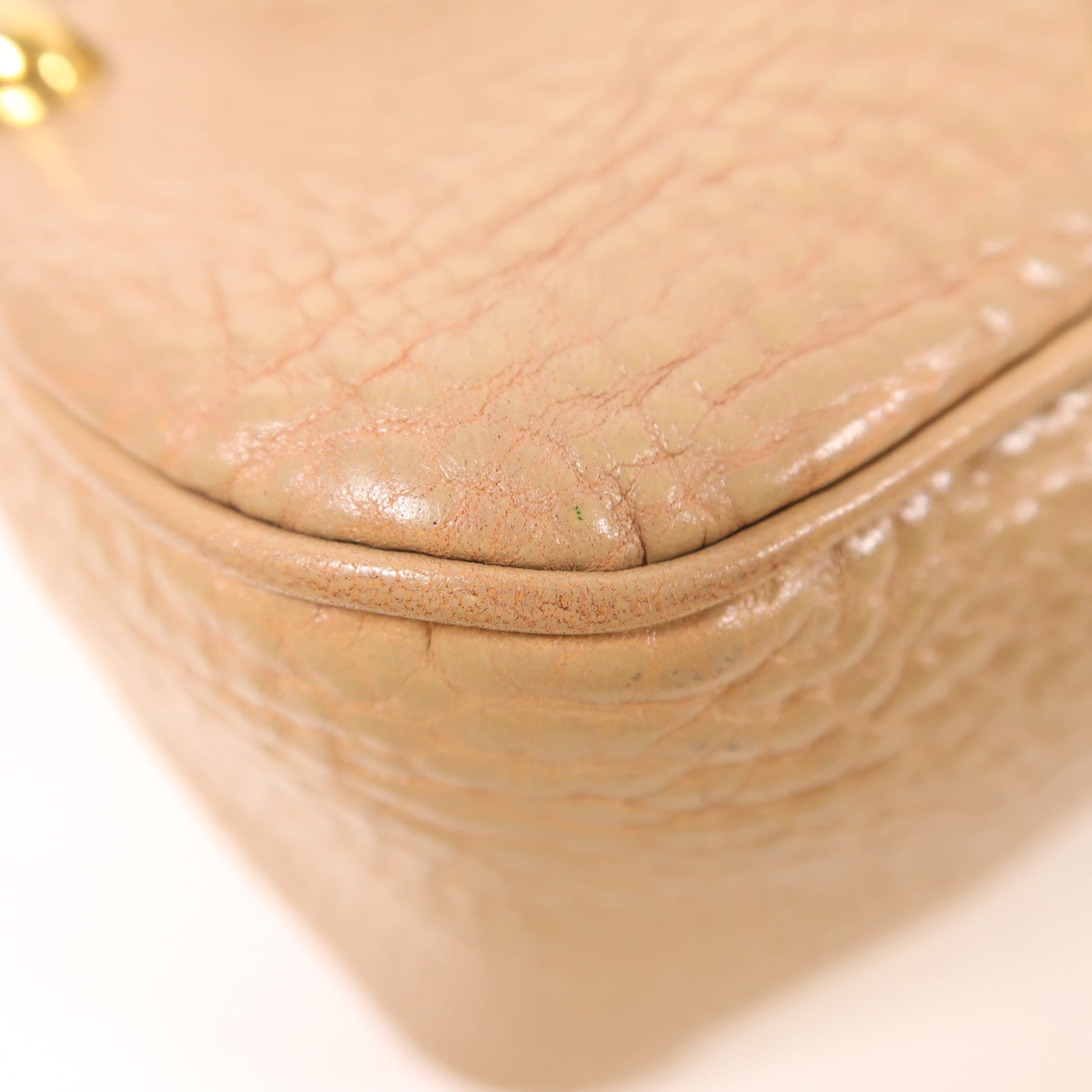 GUCCI 【激減優惠】帆布Shoulder Bag金扣肩背袋棕色