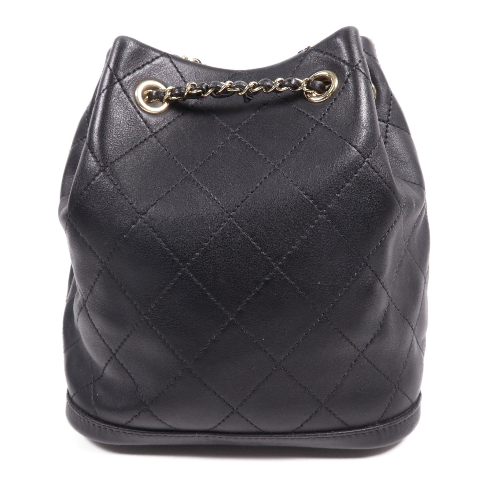 CHANEL 牛皮皮革Chain Shoulder Bag金扣鏈帶肩背袋