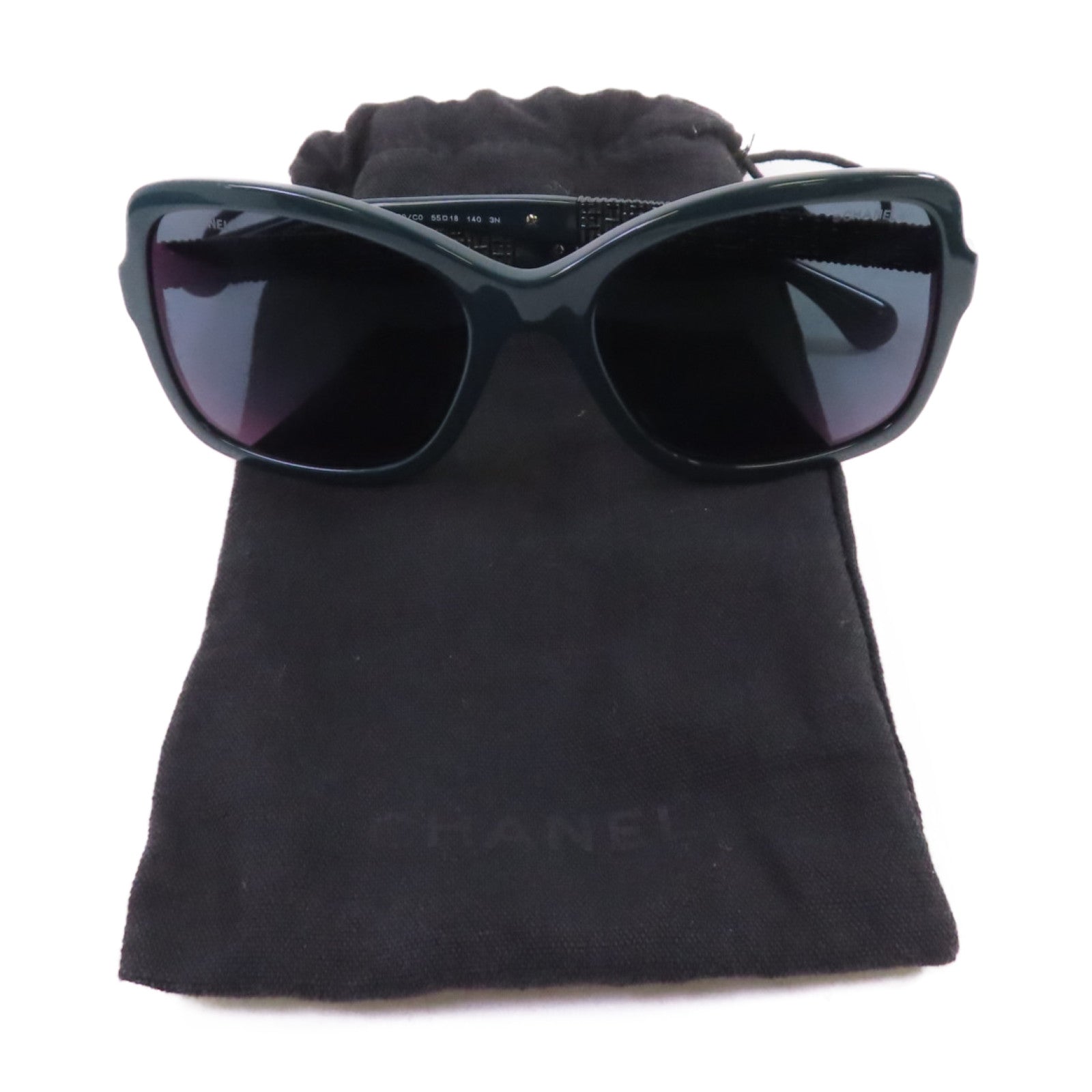 CHANEL 【激減優惠】PVC Sunglasses太陽眼鏡綠色