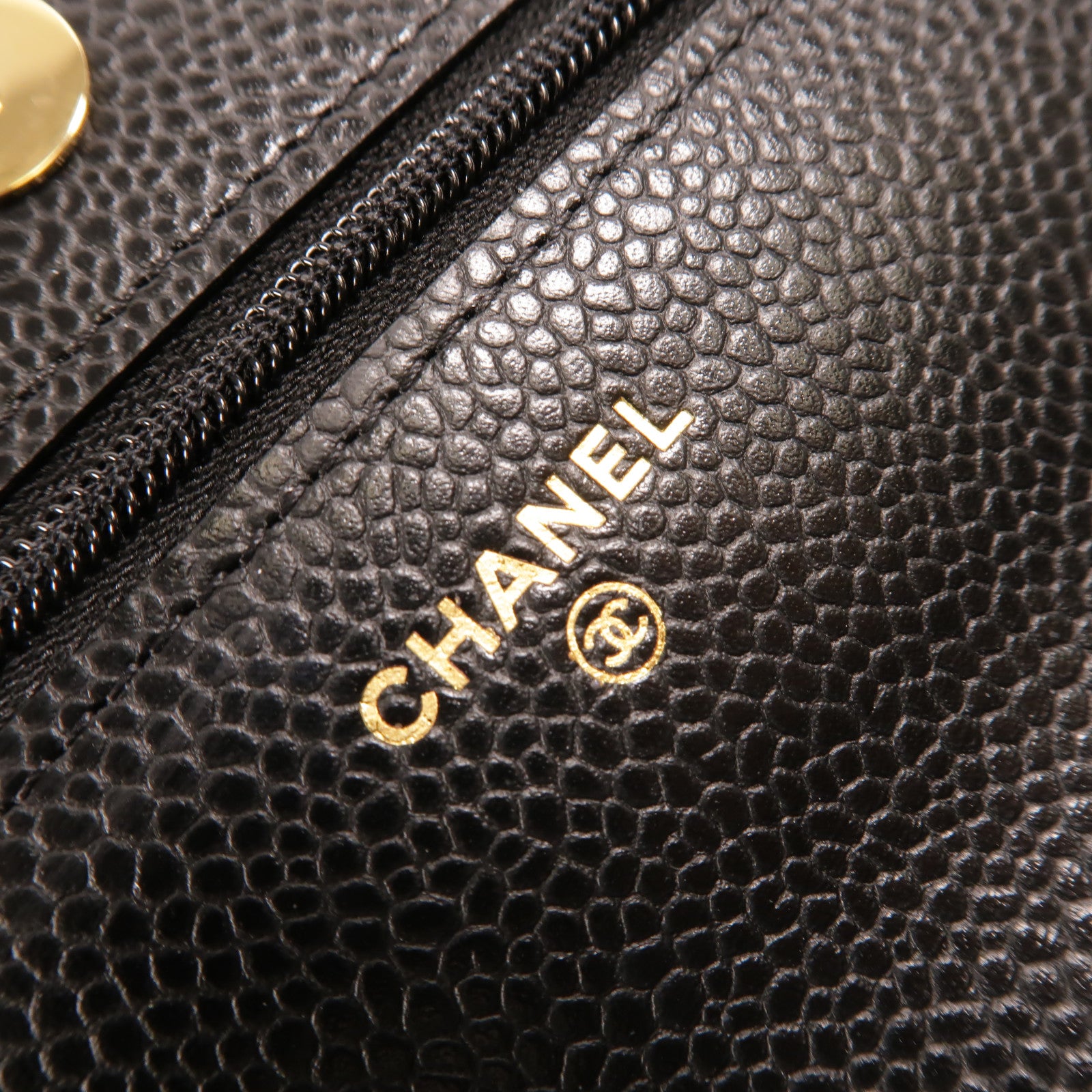 CHANEL 牛皮皮革WOC Wallet On Chain鏈帶肩背袋