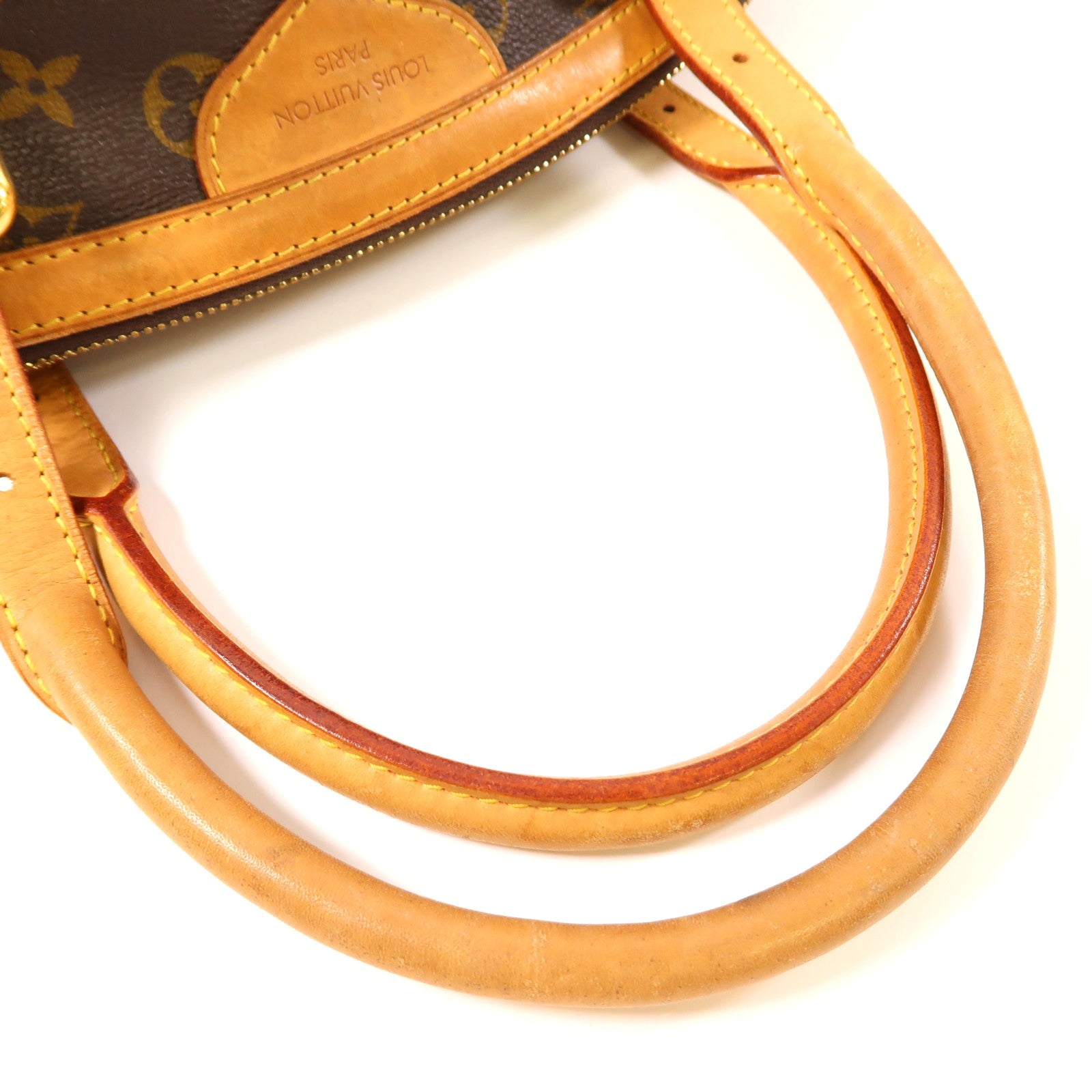 LOUIS VUITTON LV GHW Tivoli GM Shoulder Bag M40144 Monogram Brown