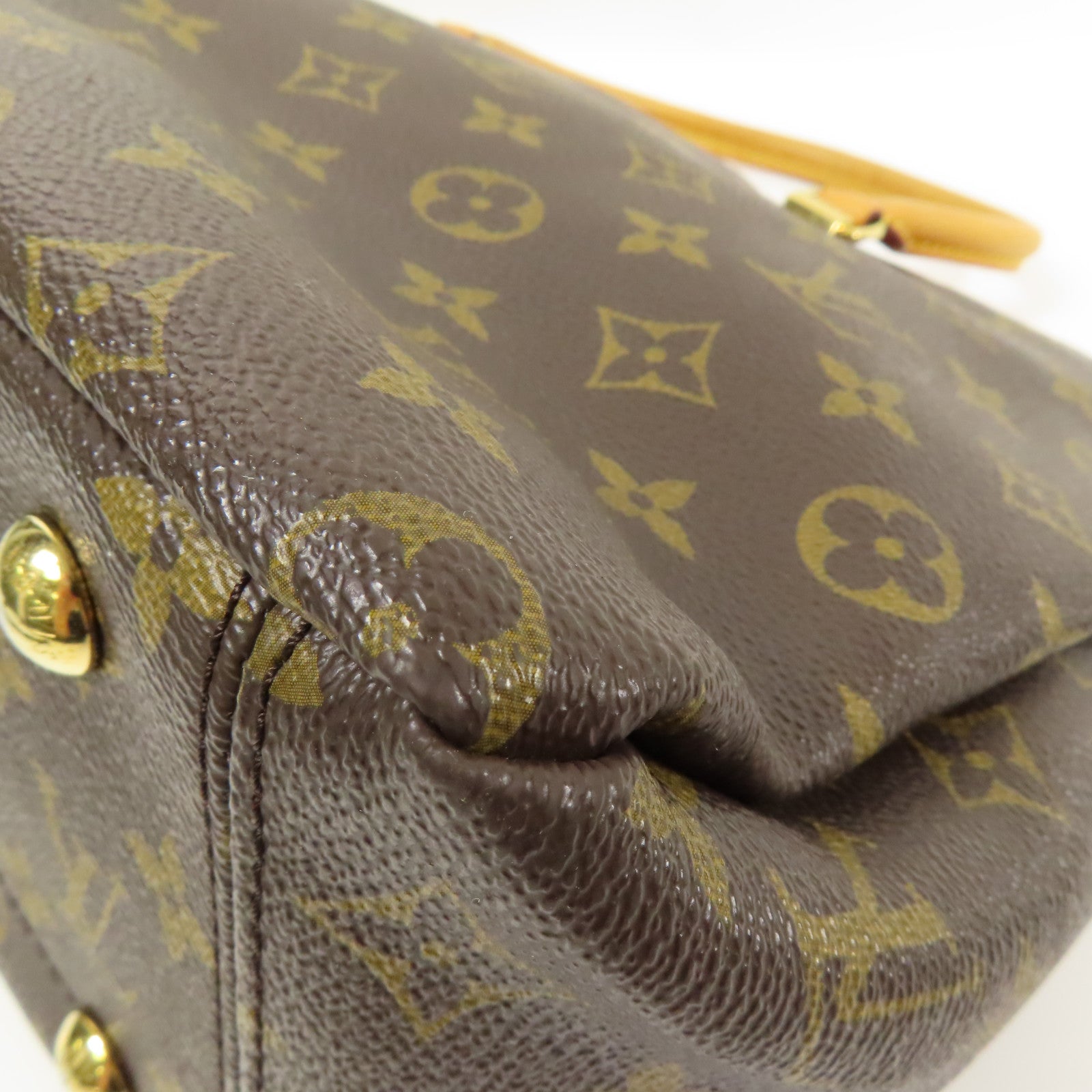 LOUIS VUITTON LV GHW Pallas MM 2 Way Shoulder Bag M40906 Monogram Brown