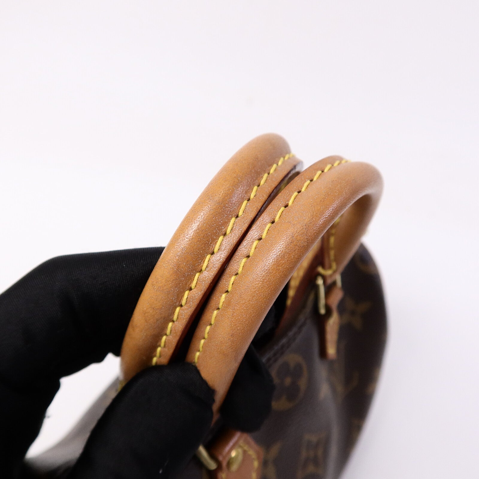LOUIS VUITTON Monogram Nano Speedy手挽肩背兩用袋棕色