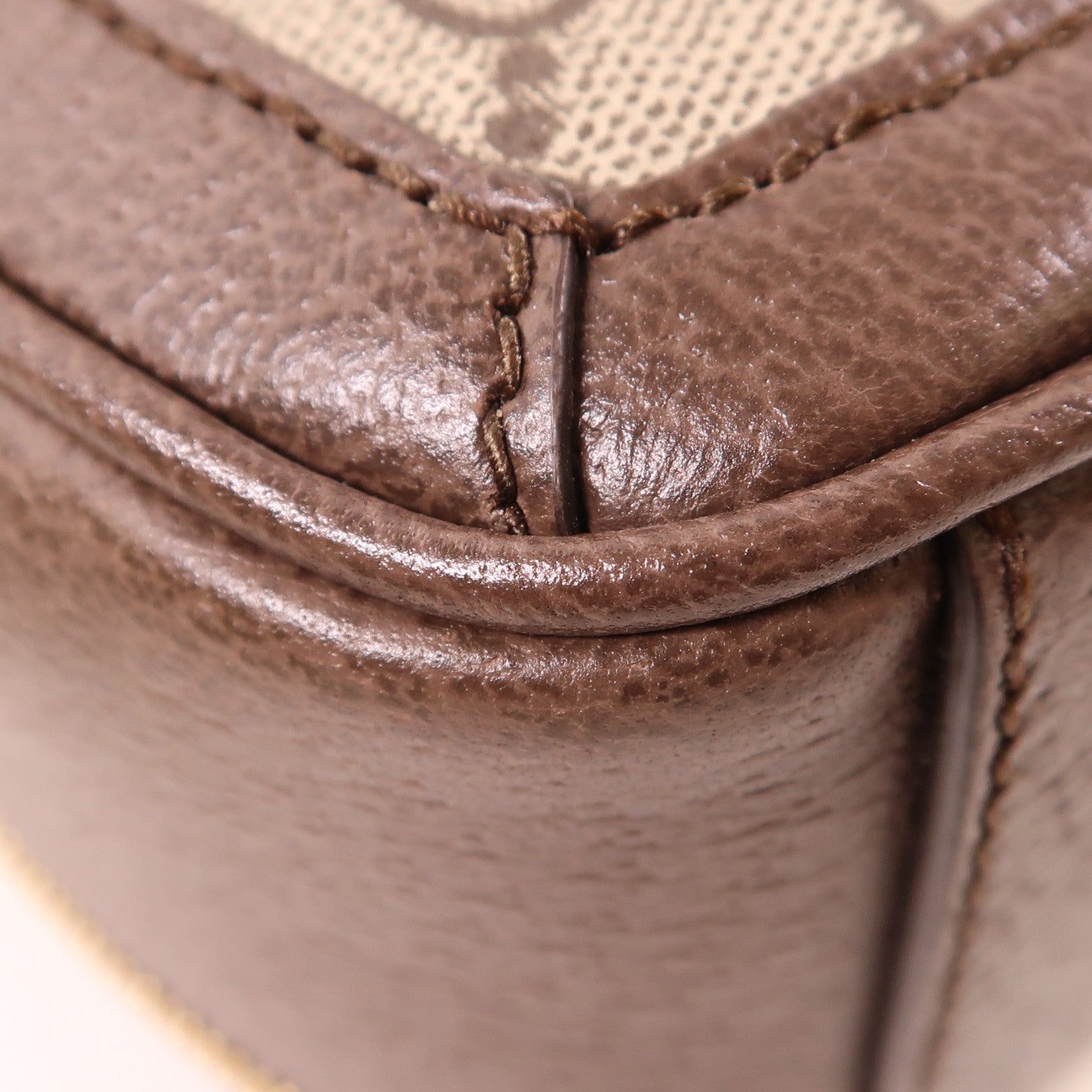 GUCCI GG GHW Ophidia 2 Way Shoulder 772157 Coated Canvas Brown