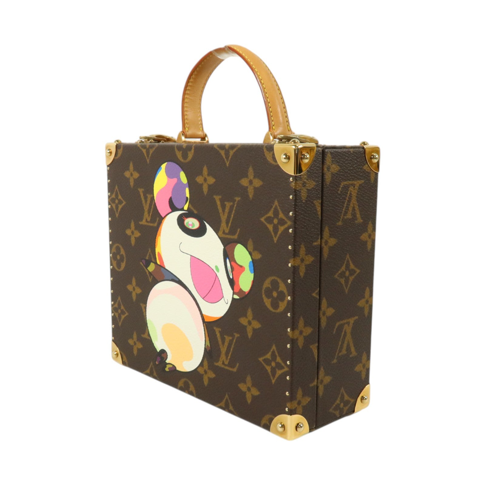 LOUIS VUITTON Monogram Panda Jewelry Box金扣手挽袋