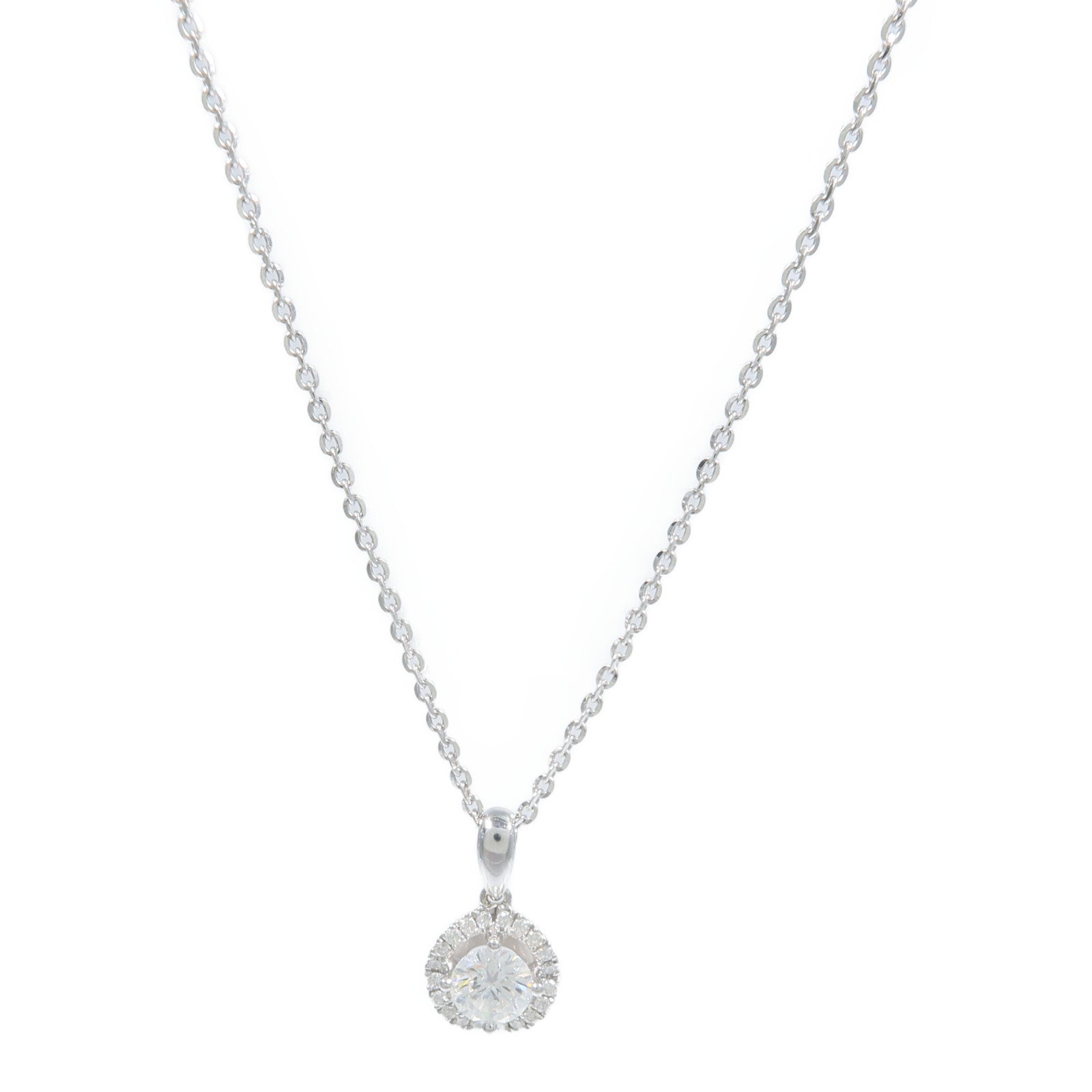 JEWELRY 18K白金Diamond Necklace鑽石項鍊