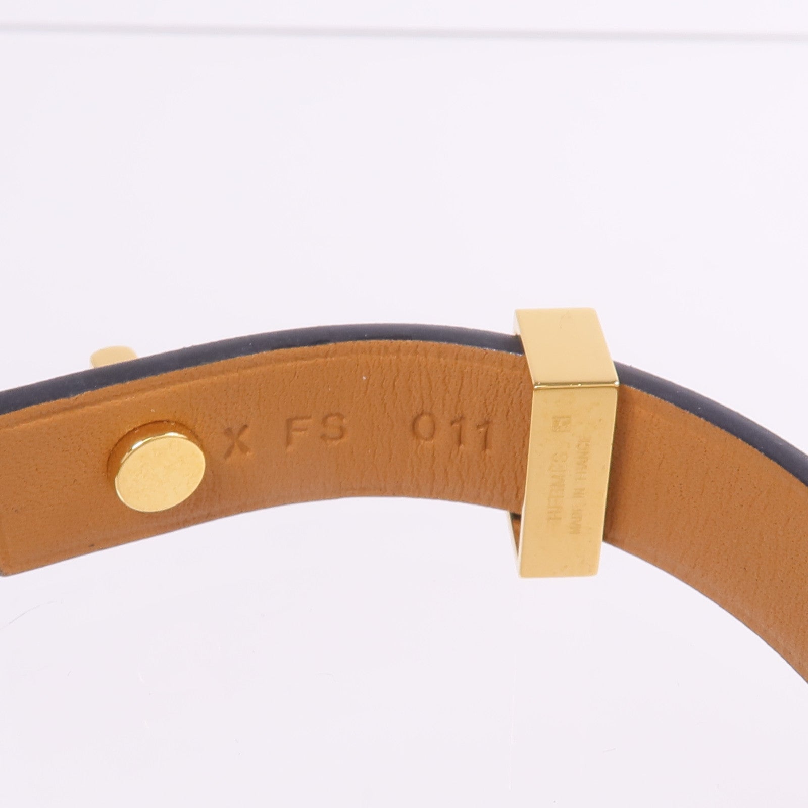 HERMES 【激減優惠】Swift皮革Mini Dog Anneaux金扣手帶Noir
