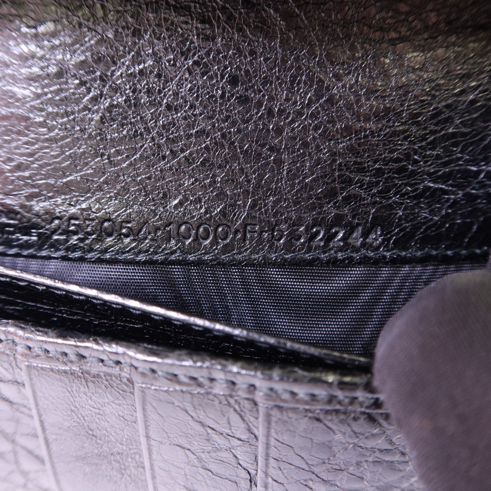 BALENCIAGA 牛皮皮革Long Wallet銀扣長錢包