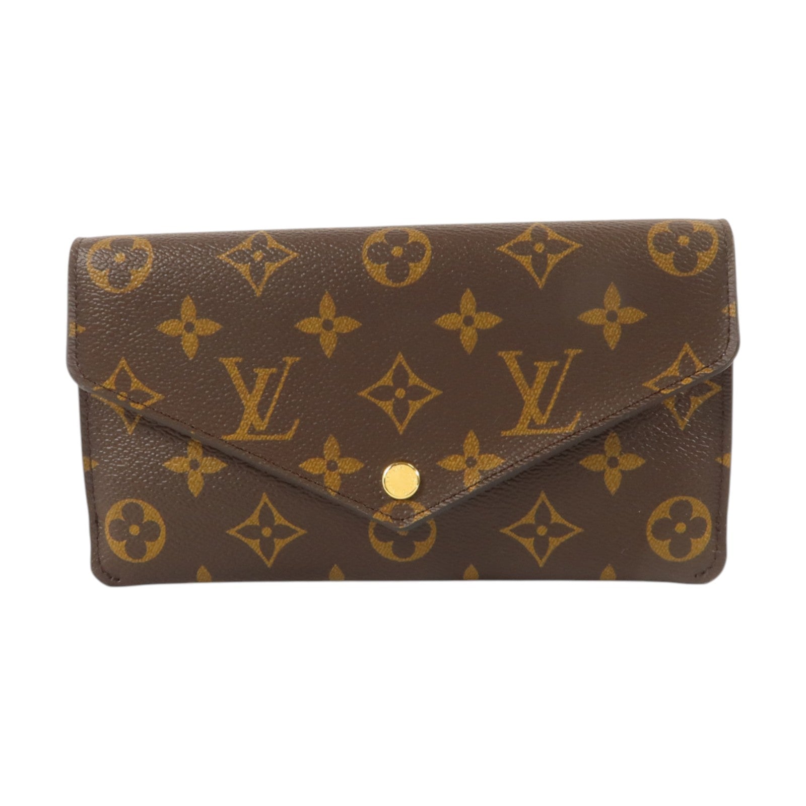 LOUIS VUITTON Monogram Portefeuille Jeanne金扣長錢包