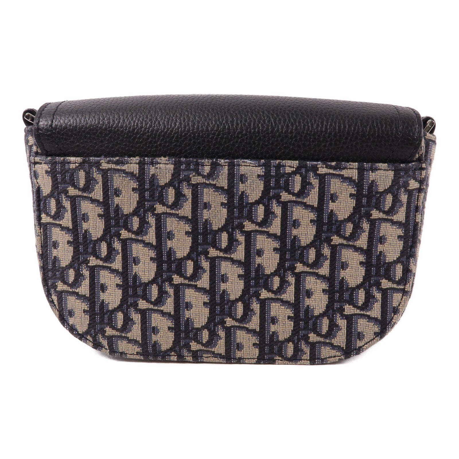 Dior 帆布/牛皮皮革Mini Saddle Messenger Bag with Flap肩背袋