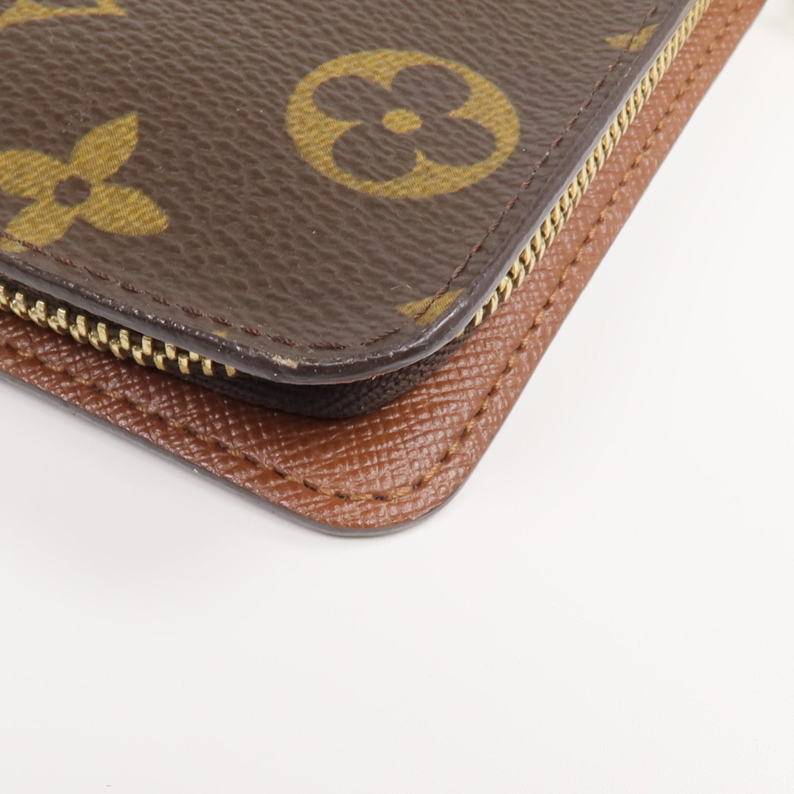 LOUIS VUITTON 【激減優惠】Monogram Porte Monnaie Zip金扣長錢包