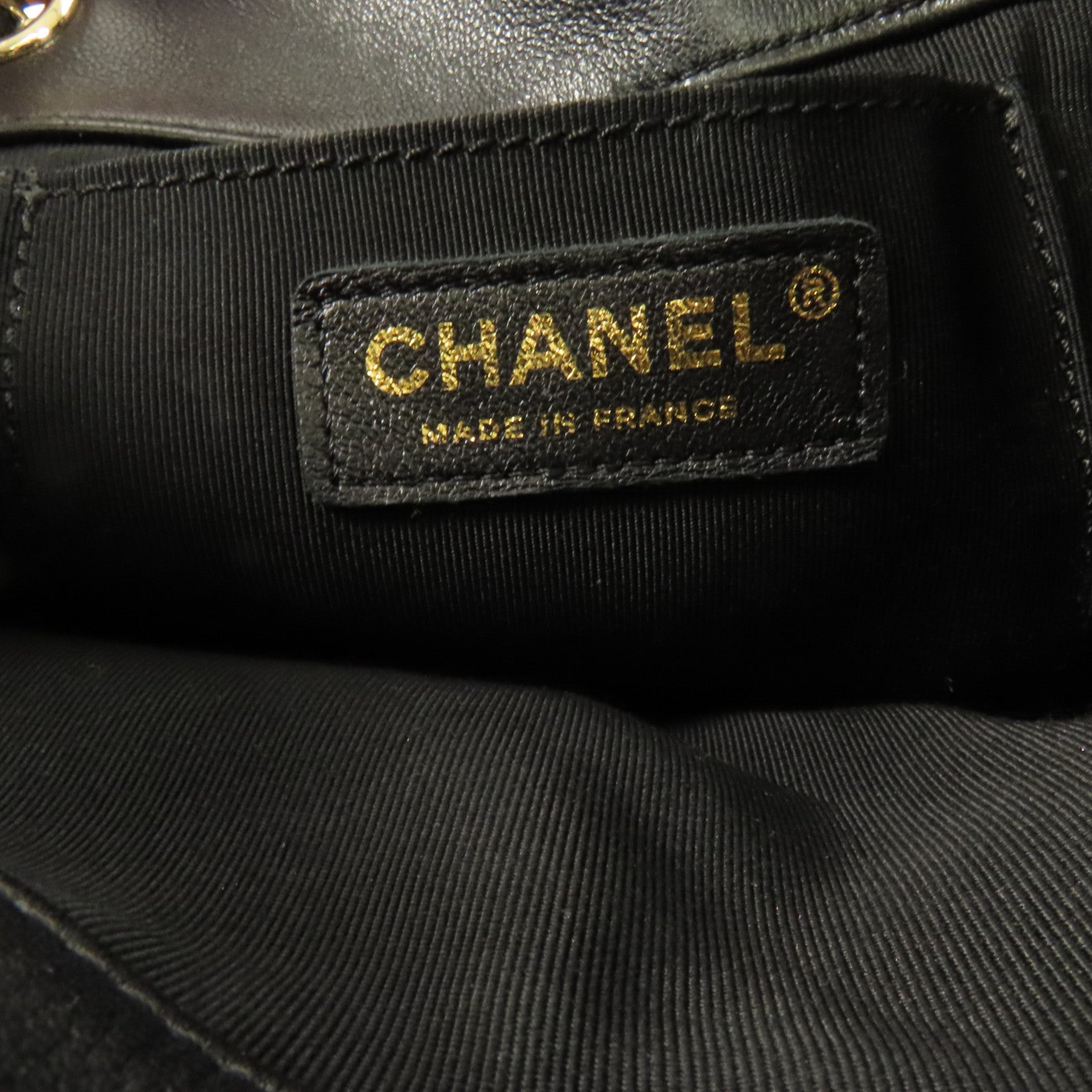 CHANEL 羊皮皮革Chain Shoulder Bag金扣肩背袋