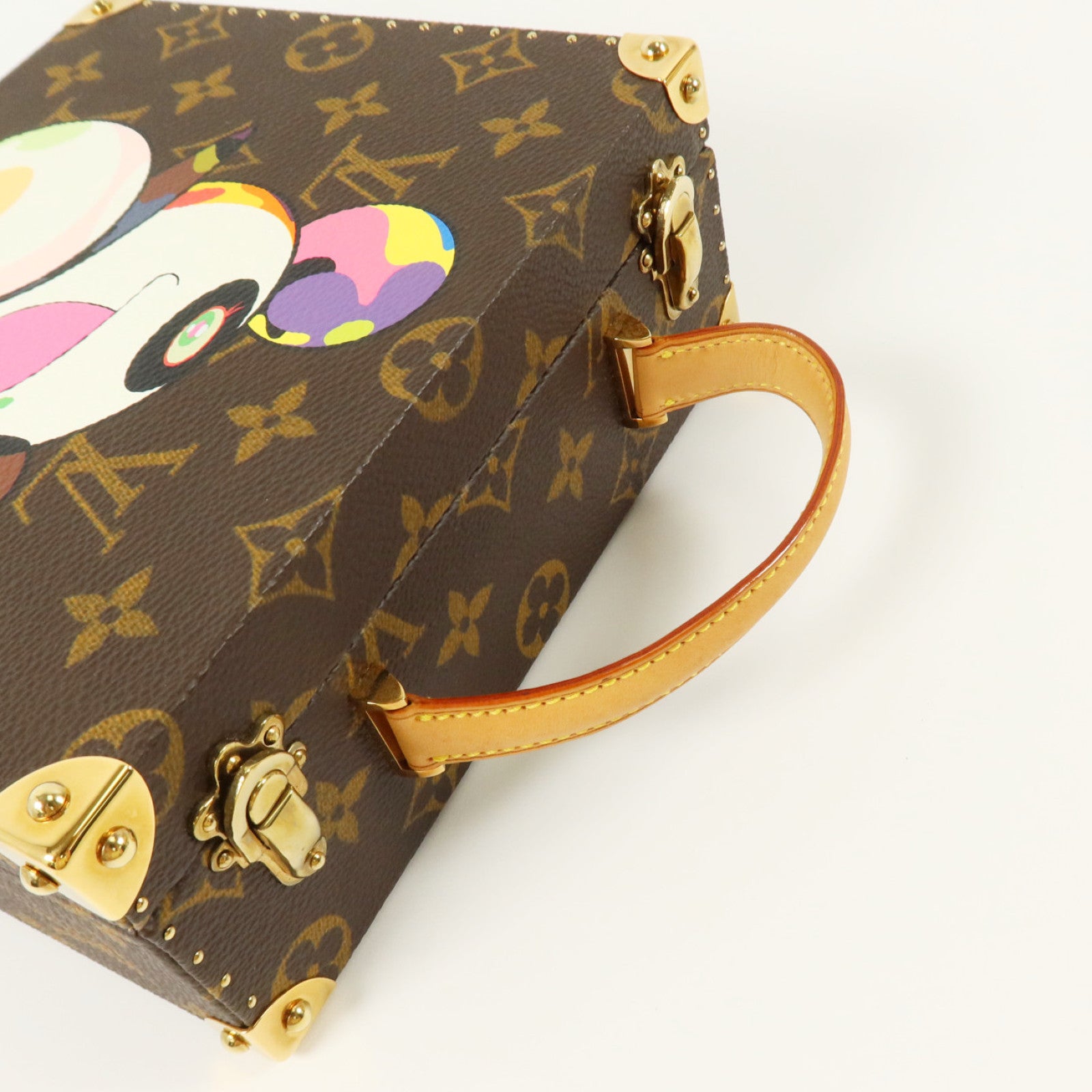 LOUIS VUITTON Monogram Panda Jewelry Box金扣手挽袋