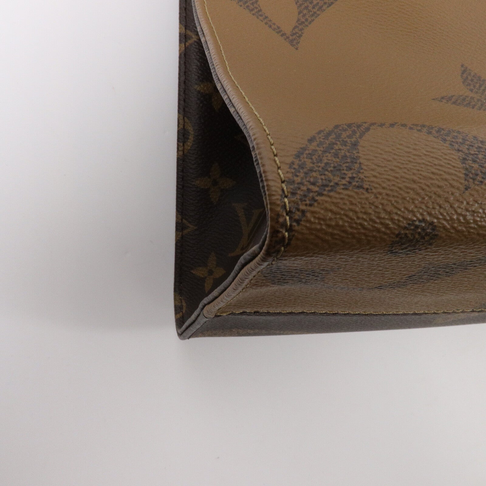 LOUIS VUITTON Monogram Giant On The Go MM手挽肩背兩用袋