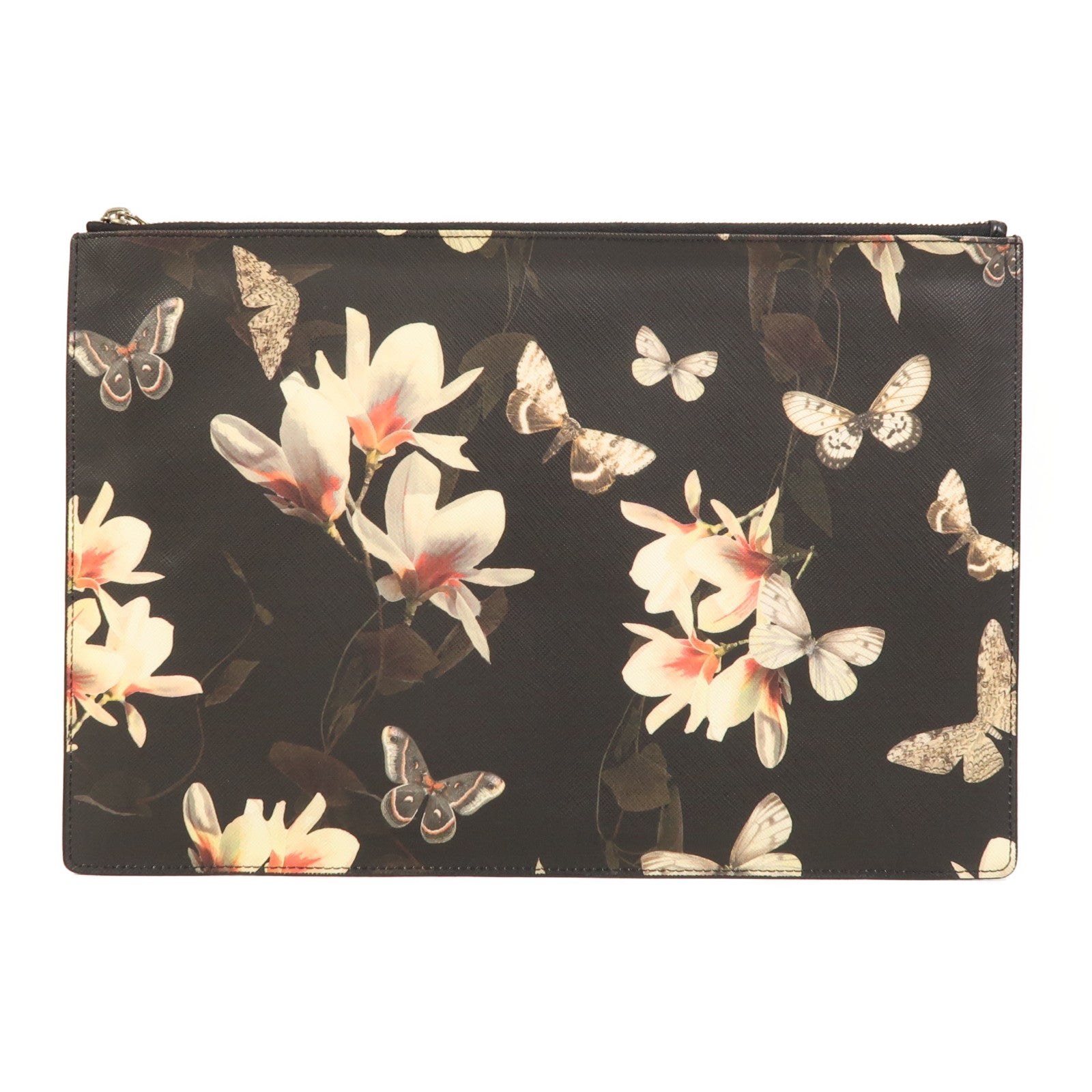 GIVENCHY 皮革Pouch金扣手拿包