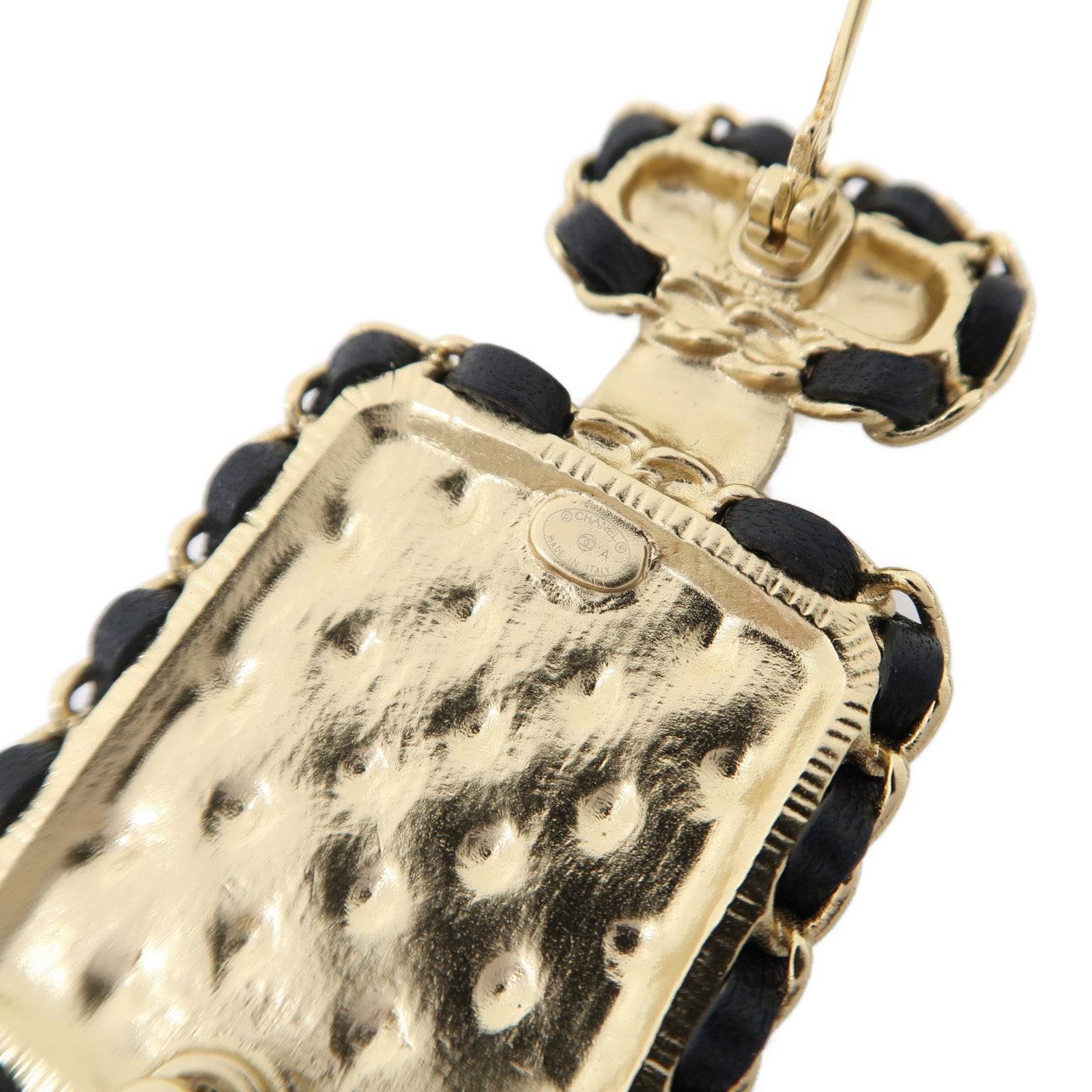 CHANEL 金屬Brooch胸針金色/黑色
