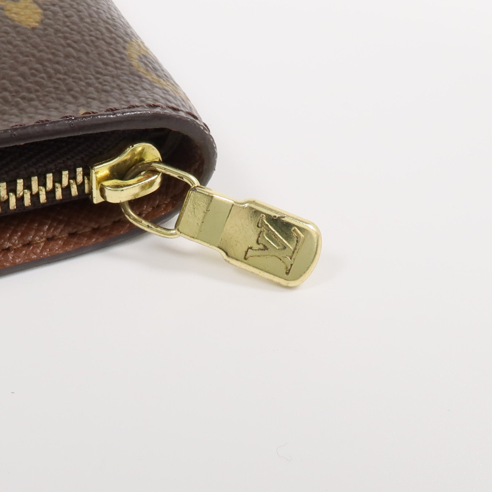 LOUIS VUITTON 【激減優惠】Monogram Porte Monnaie Zip金扣長錢包