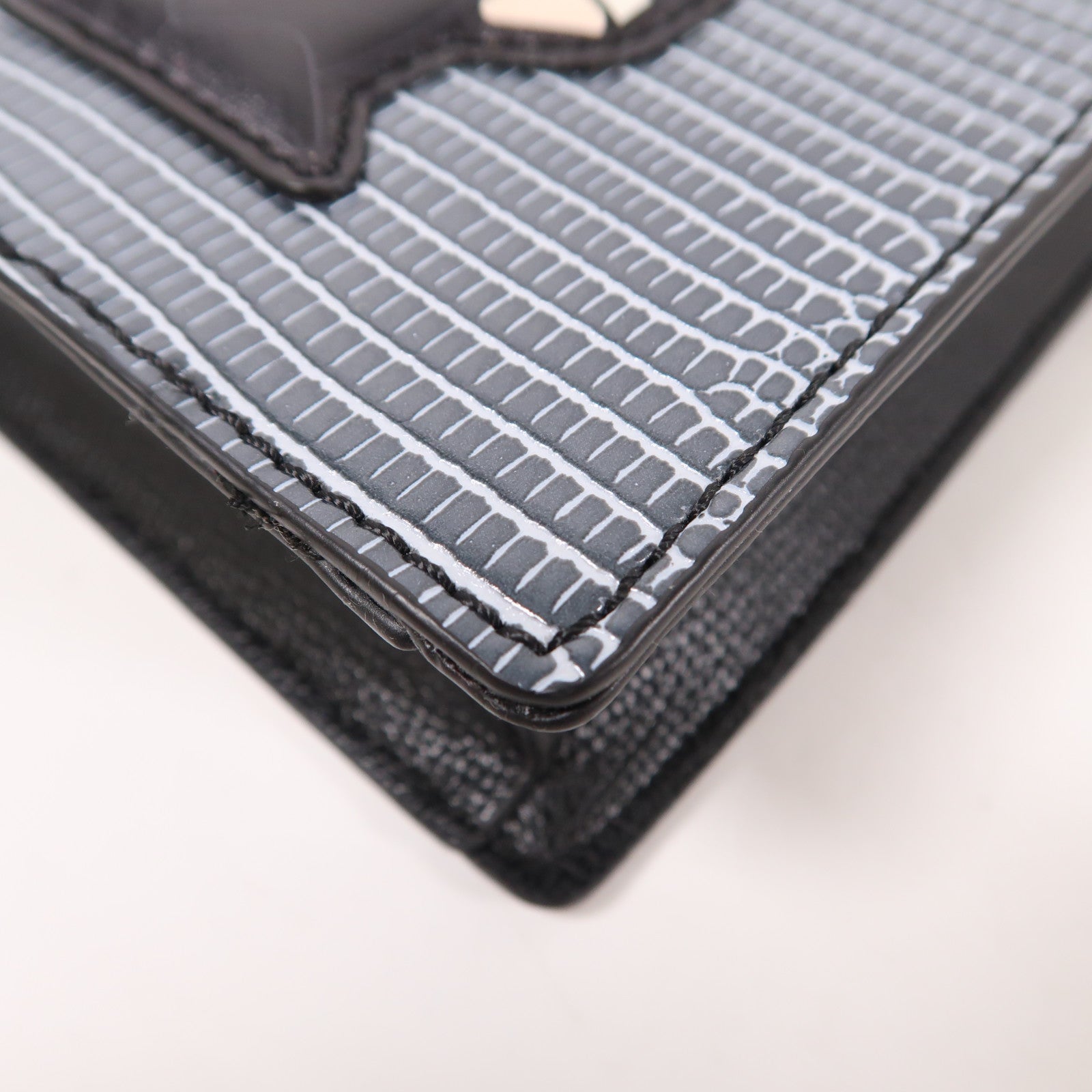 KARL LAGERFELD 牛皮皮革Karl Lagerfeld 2Way Bag銀扣手挽肩背兩用袋