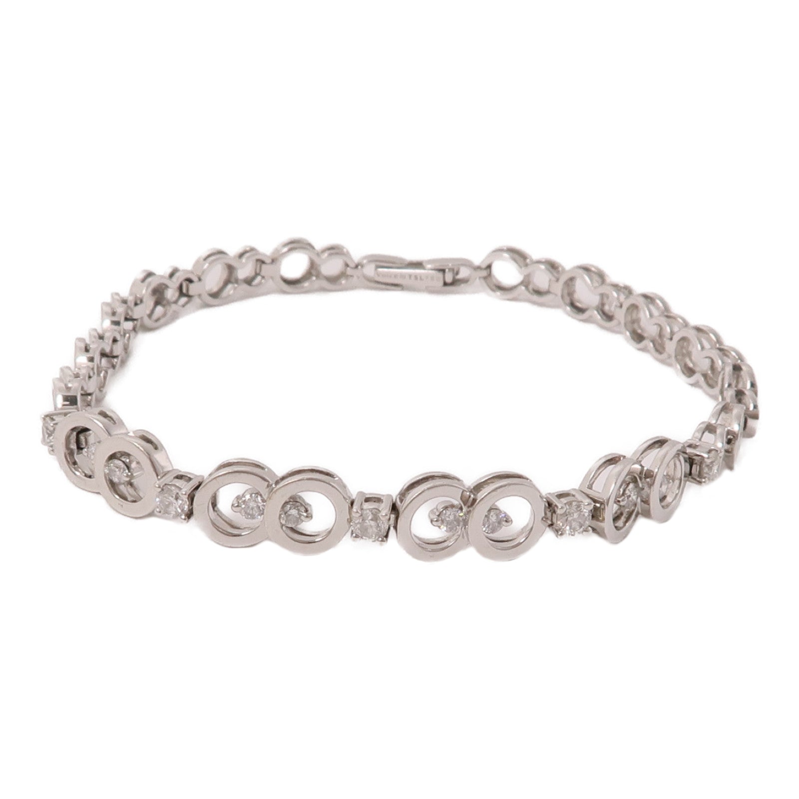 JEWELRY 【激減優惠】18K白金Diamond Bracelet鑽石手鏈