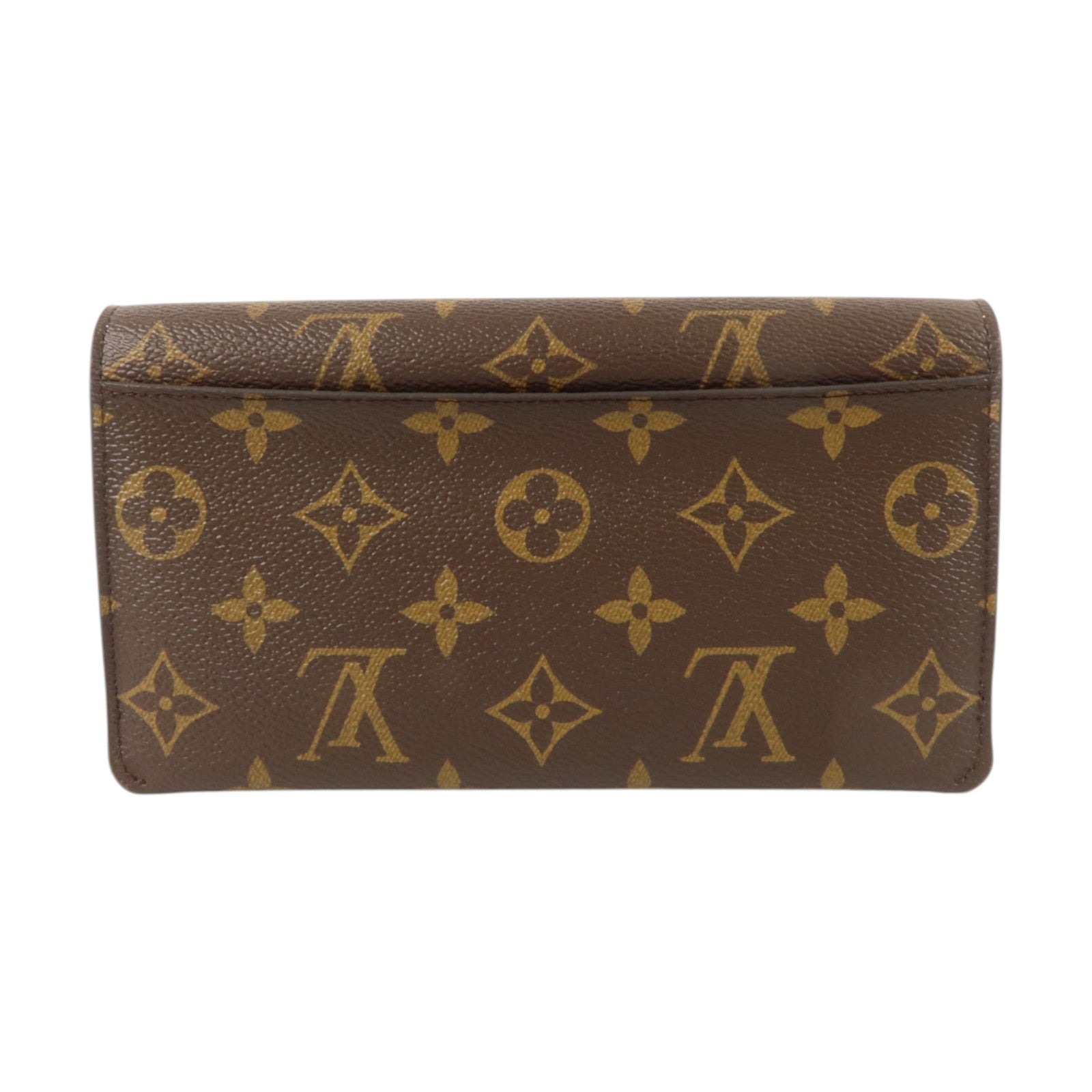 LOUIS VUITTON Monogram Portefeuille Jeanne金扣長錢包