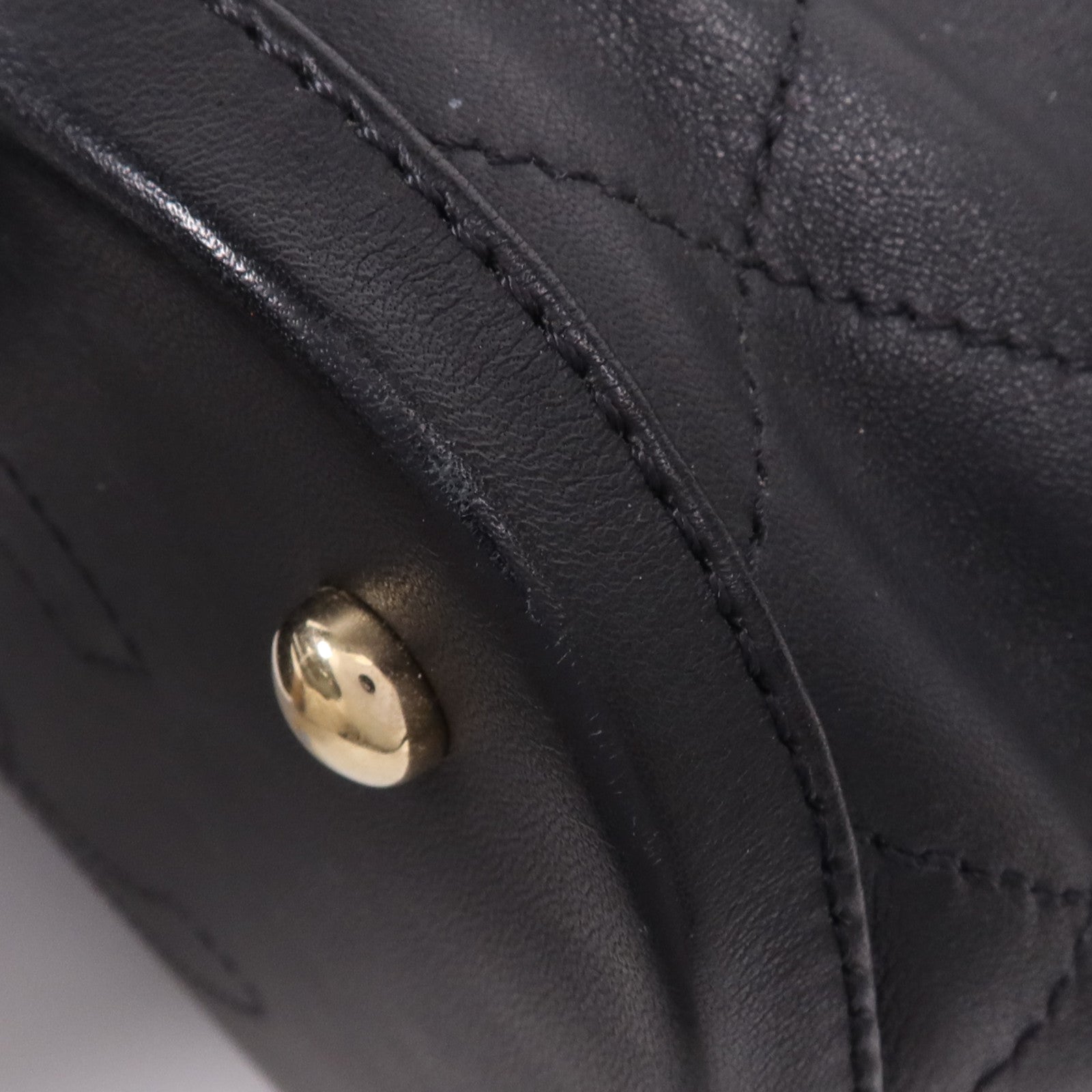CHANEL 牛皮皮革Chain Shoulder Bag金扣鏈帶肩背袋