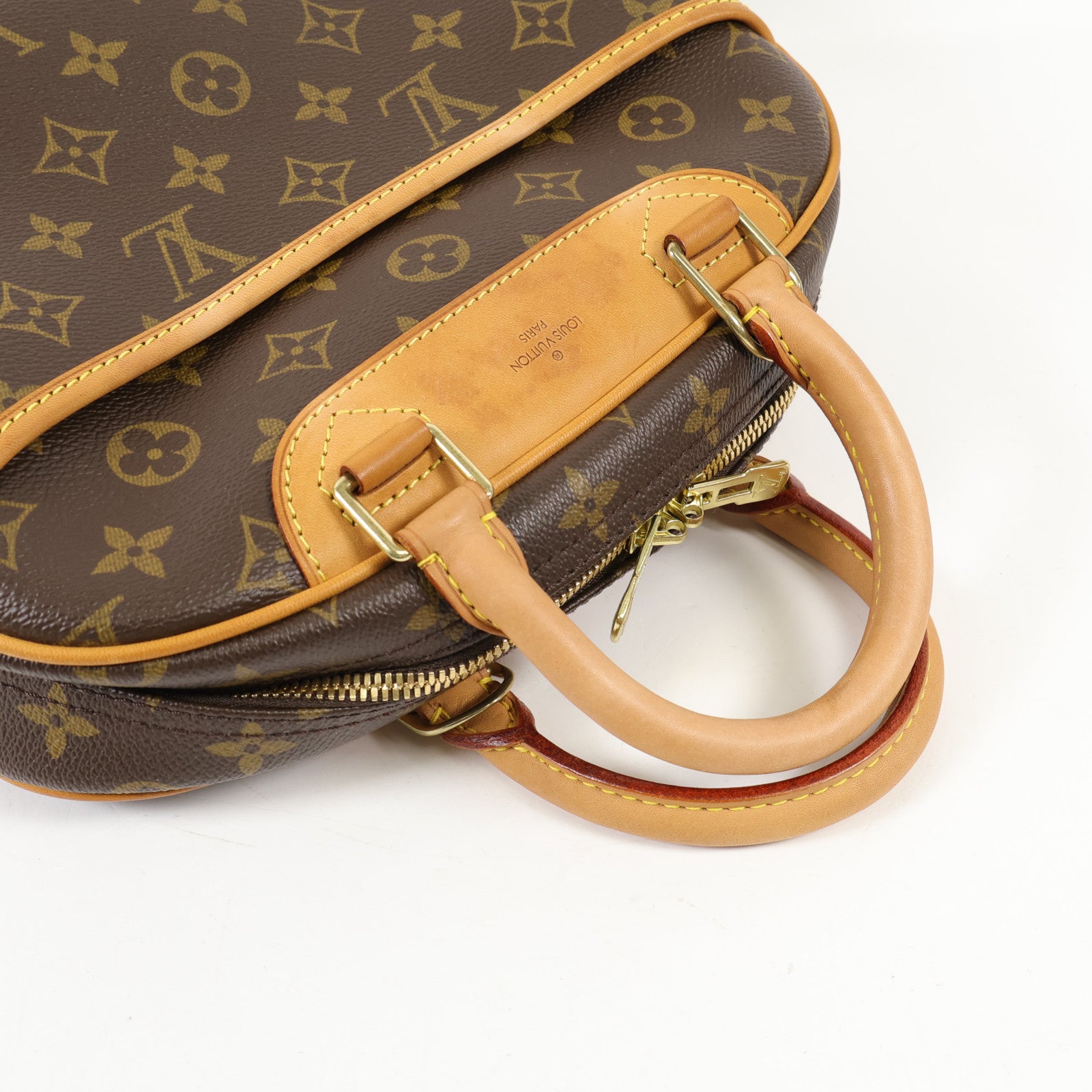 LOUIS VUITTON Monogram Trouville金扣手挽袋
