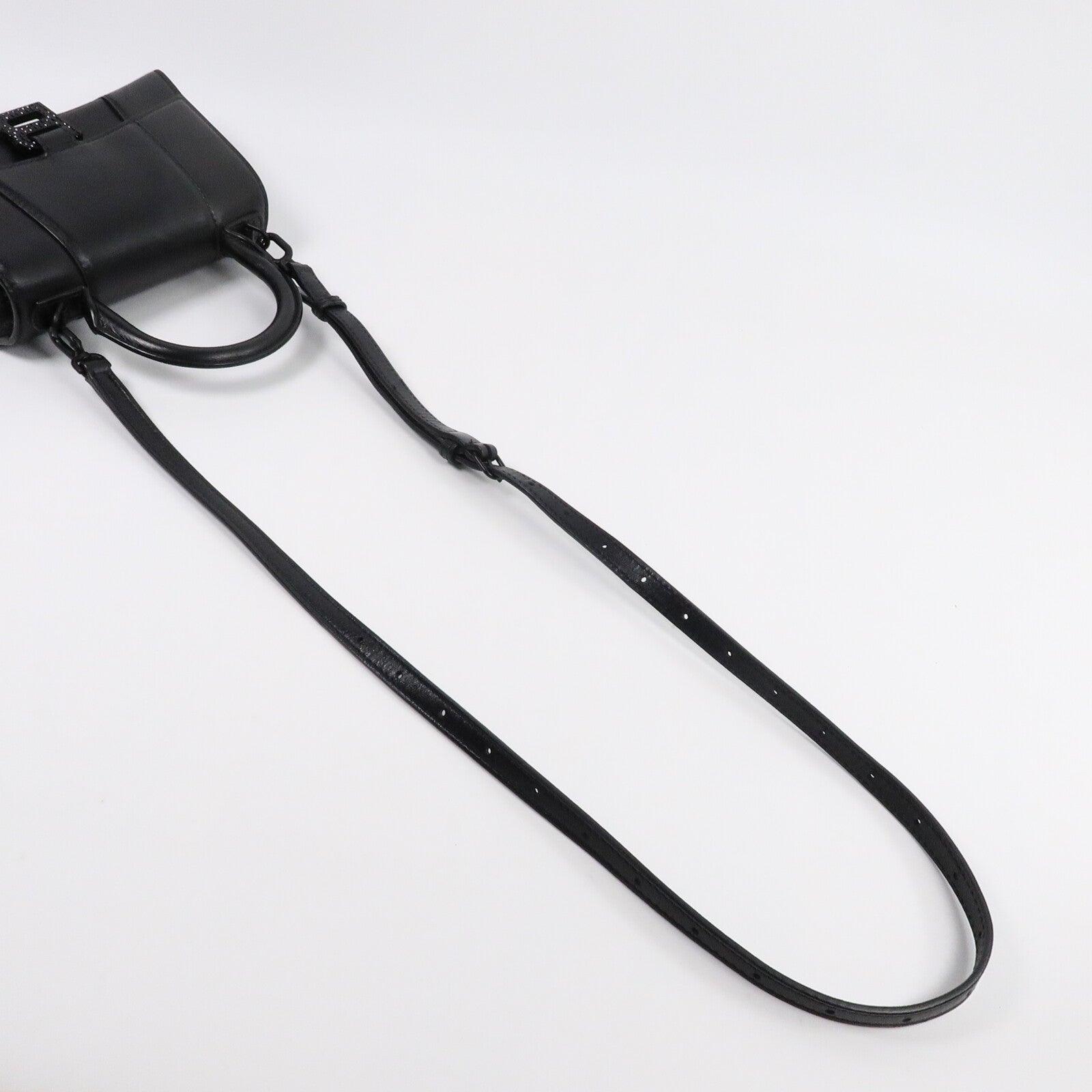 BALENCIAGA 牛皮皮革Hourglass XS手挽肩背兩用袋
