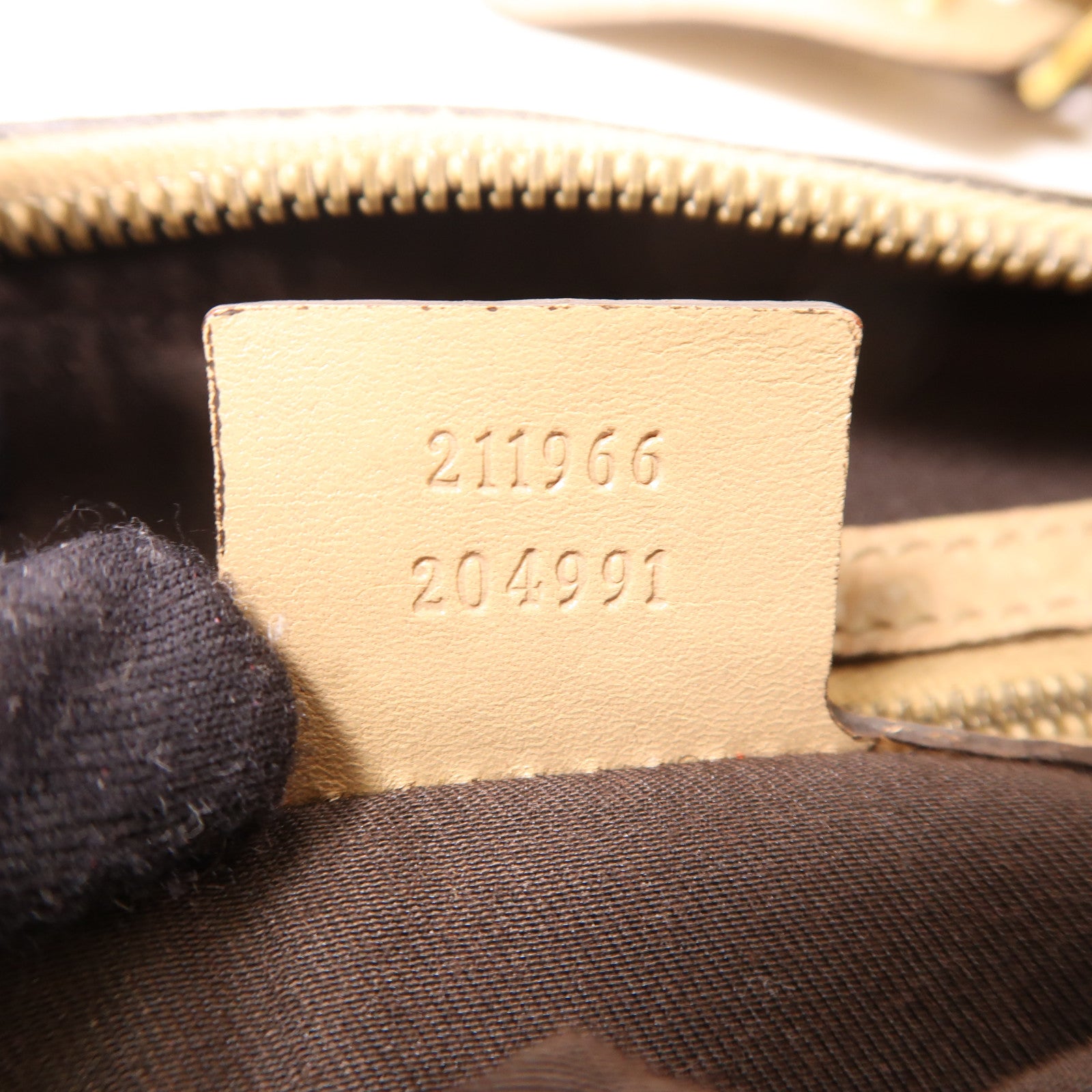 GUCCI 【激減優惠】帆布Shoulder Bag金扣肩背袋棕色