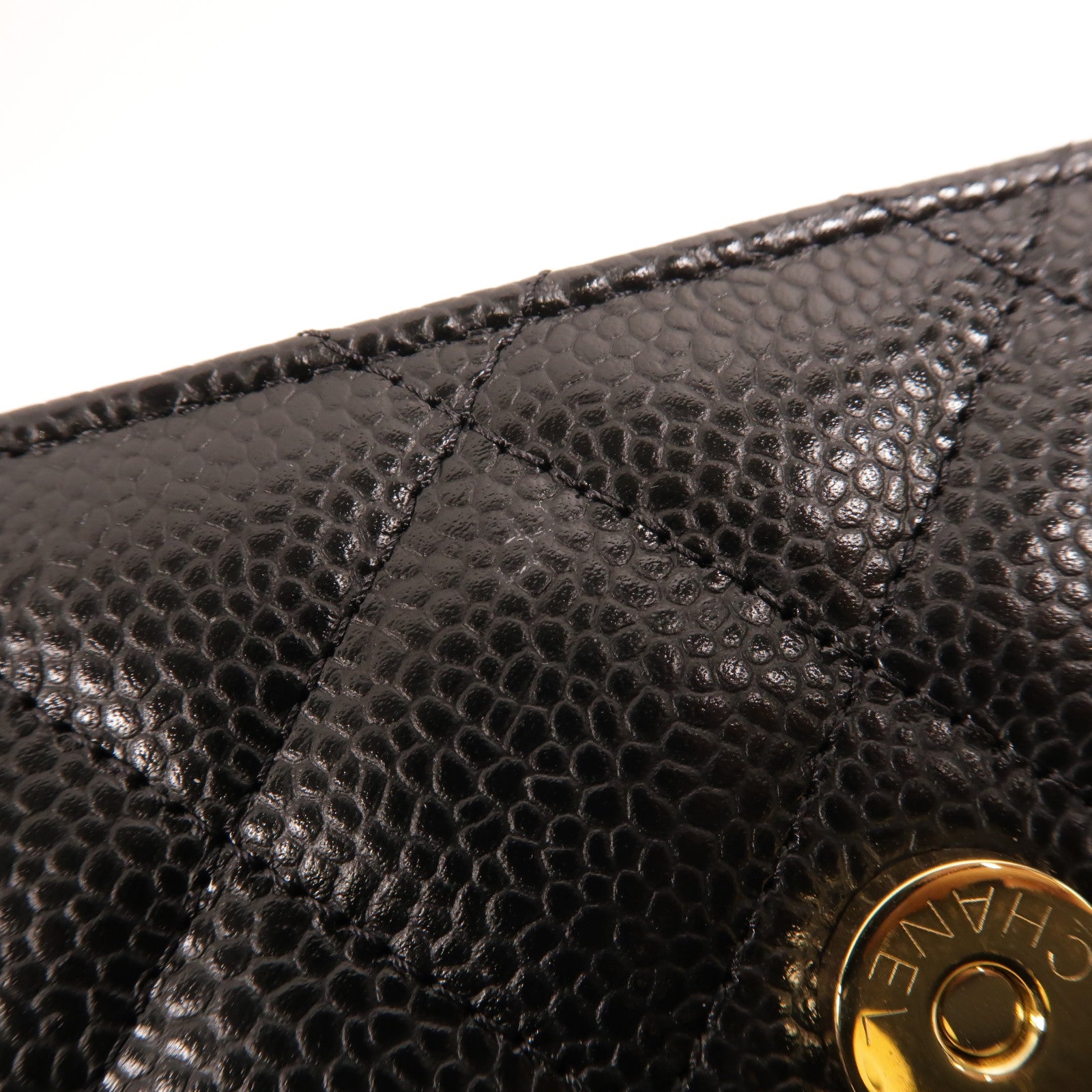 CHANEL 牛皮皮革WOC Wallet On Chain鏈帶肩背袋