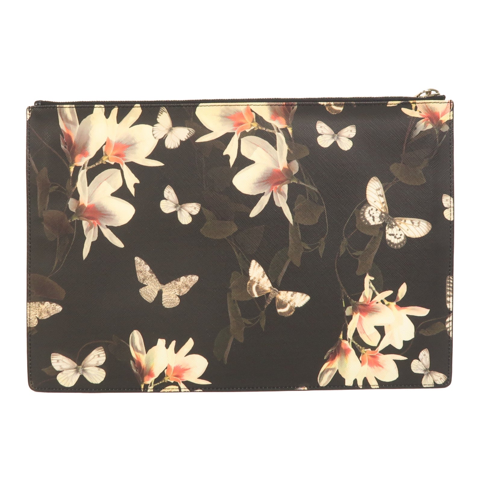 GIVENCHY 皮革Pouch金扣手拿包