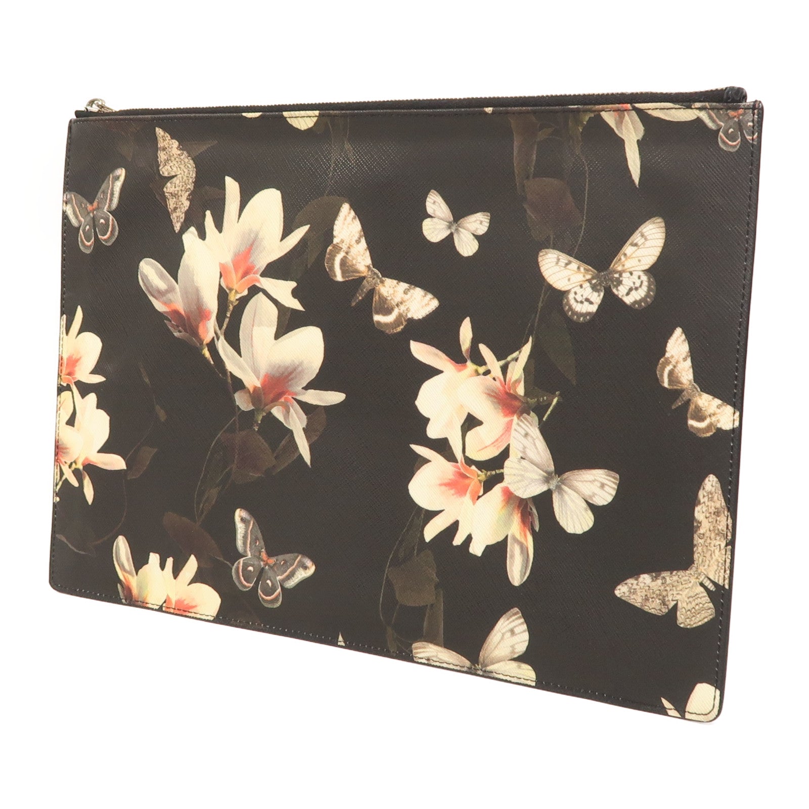 GIVENCHY 皮革Pouch金扣手拿包