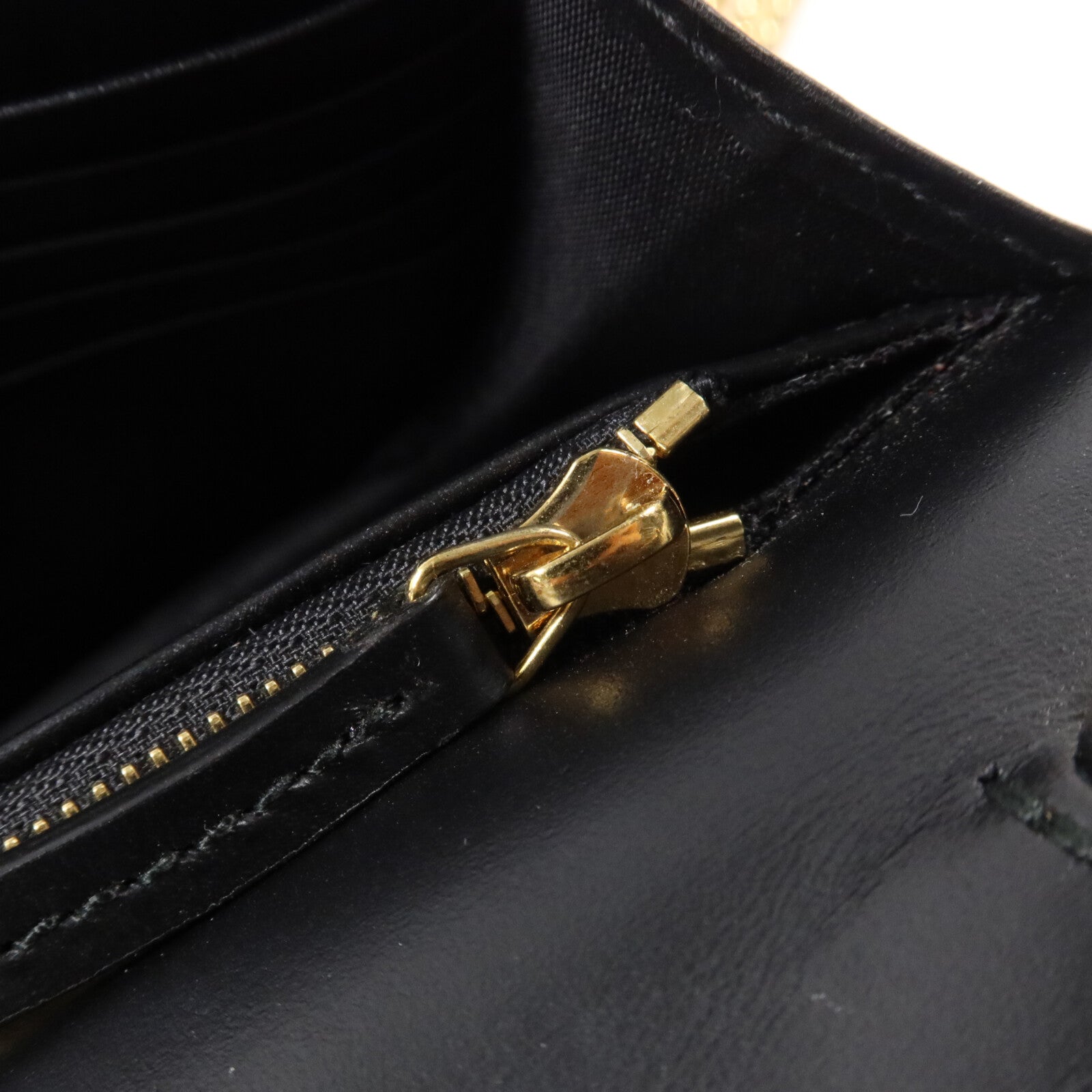 GUCCI 牛皮皮革Guccissima Chain Wallet鏈帶肩背袋