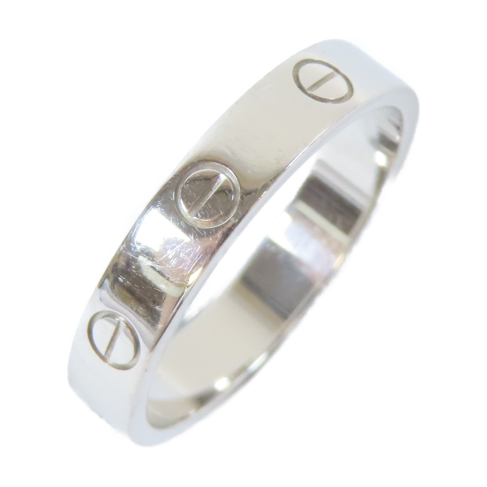 CARTIER 【激減優惠】18K白金Love Ring戒指Cartier#57/US#8
