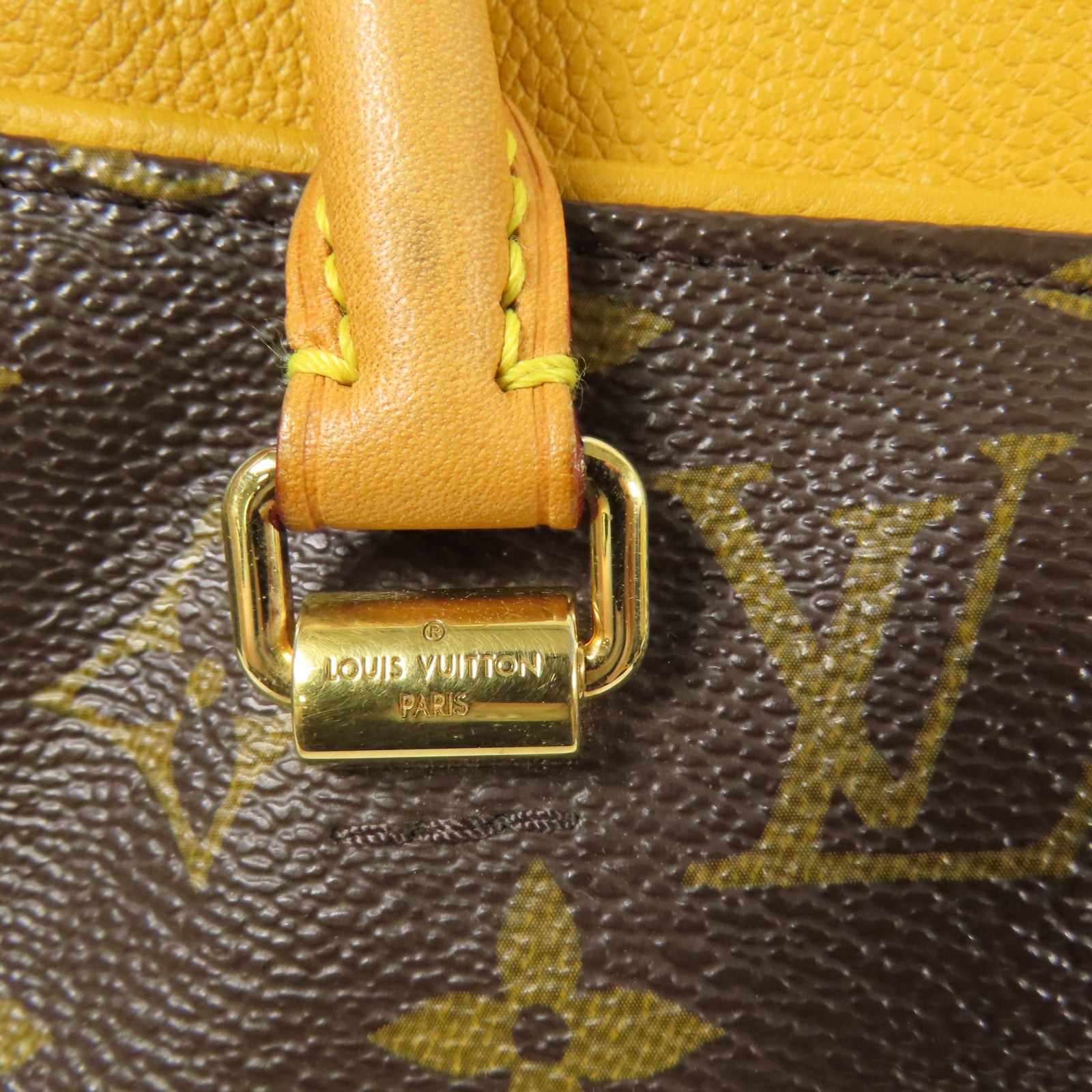 LOUIS VUITTON LV GHW Pallas MM 2 Way Shoulder Bag M40906 Monogram Brown