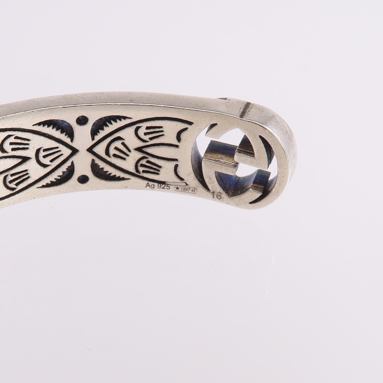 GUCCI 925純銀Interlocking Bracelet手鐲GUCCI#16