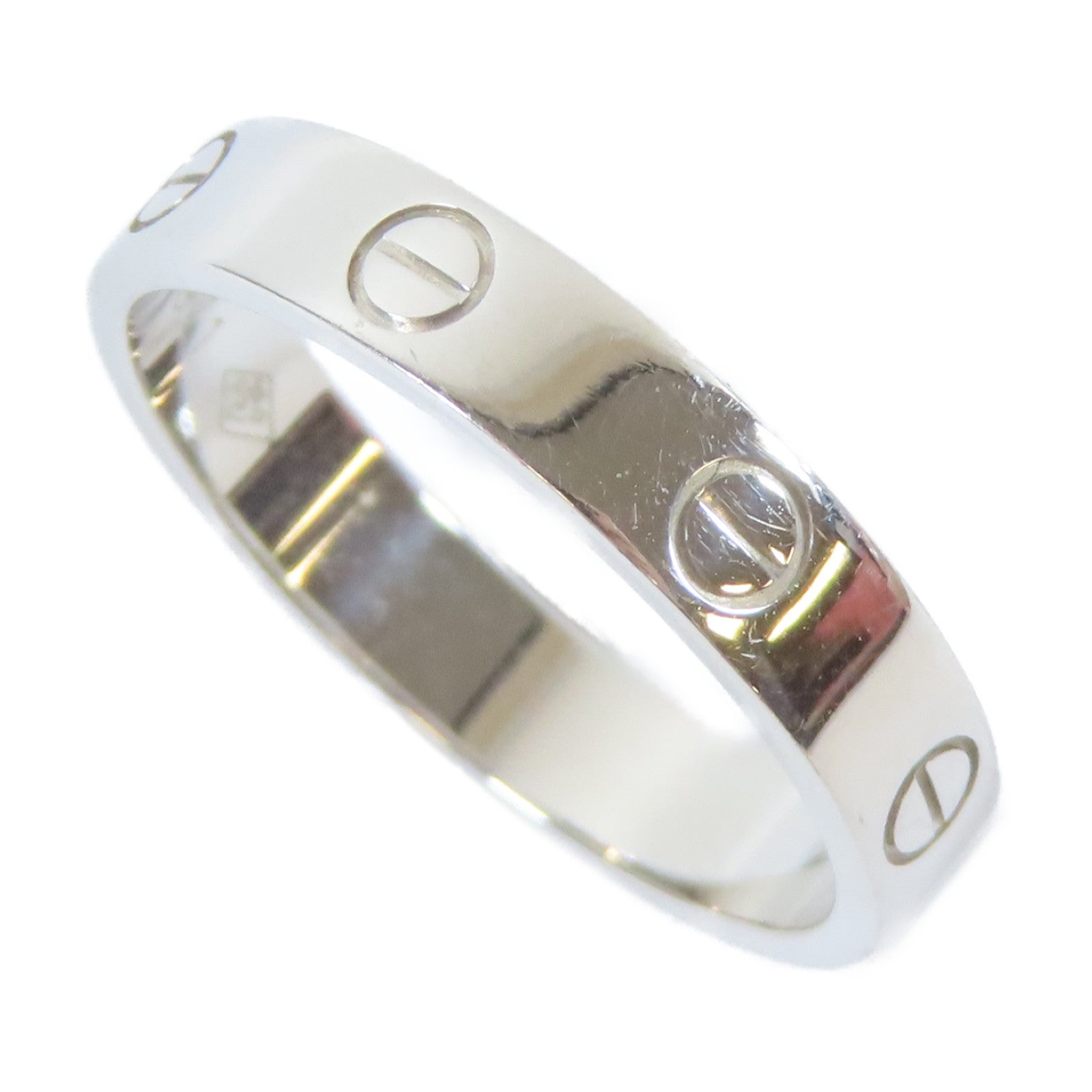 CARTIER 【激減優惠】18K白金Love Ring戒指Cartier#57/US#8