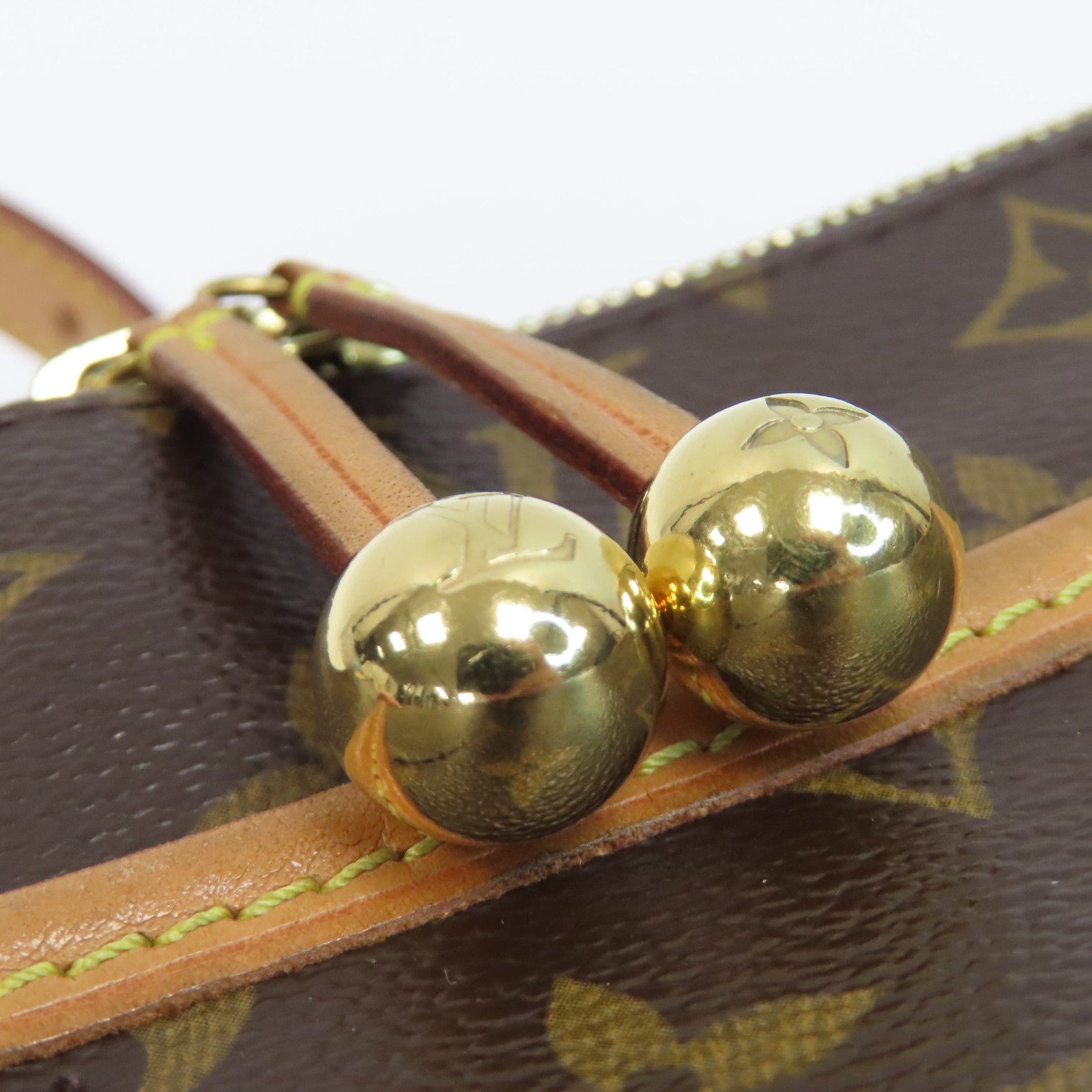 LOUIS VUITTON Monogram Popincourt金扣肩背袋啡色