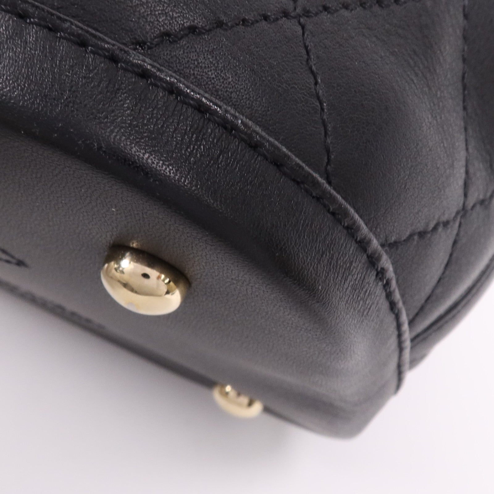 CHANEL 牛皮皮革Chain Shoulder Bag金扣鏈帶肩背袋