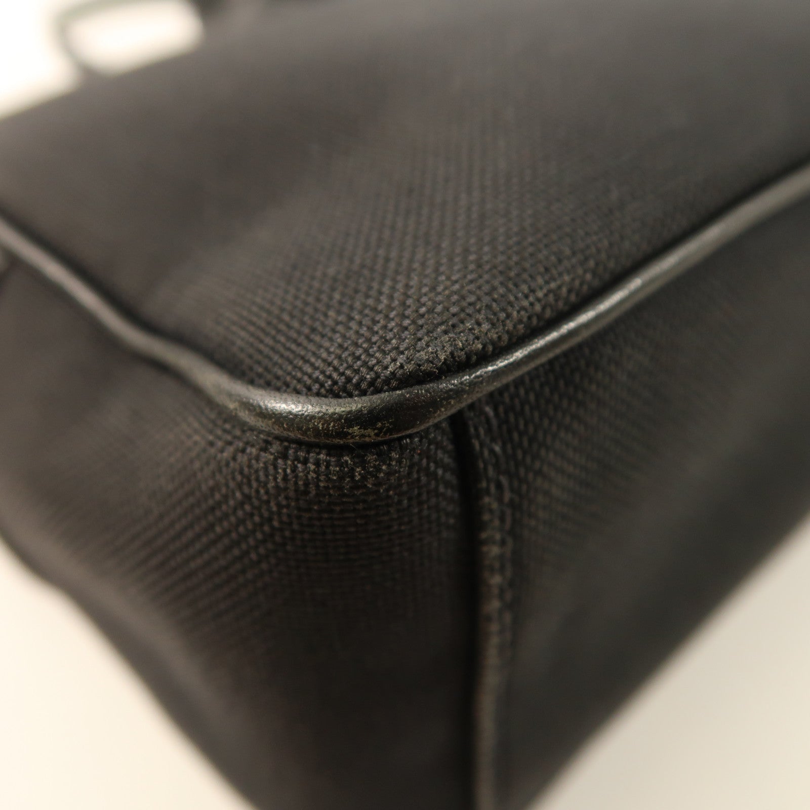 PRADA 帆布Shoulder Bag金扣肩背袋