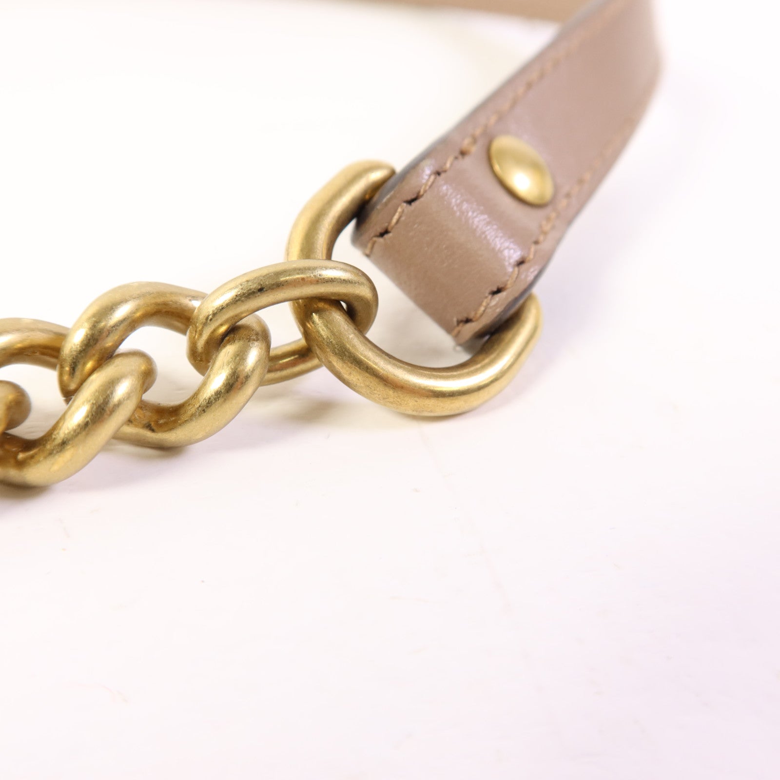 GUCCI 牛皮皮革GG Marmont金扣肩背袋